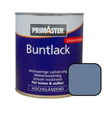 Primaster Buntlack RAL 5014 375 ml taubenblau hochglänzend Primaster Buntlack RAL 5014 375 ml taubenblau hochglänzend