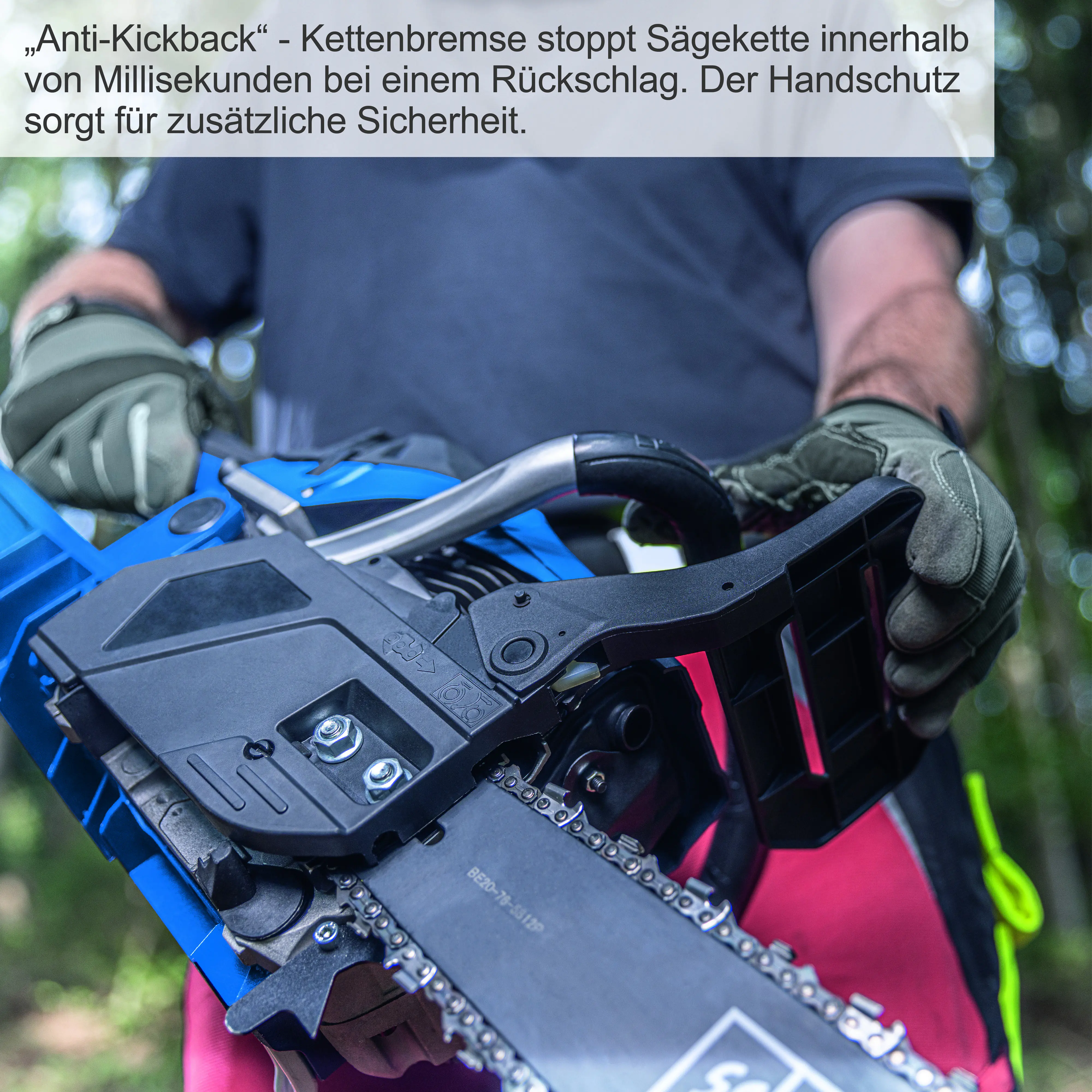 Scheppach Benzin-Kettensäge PCS56E 2,3 kW 51 cm Schwertlänge Scheppach Benzin-Kettensäge PCS56E 2,3 kW 51 cm Schwertlänge
