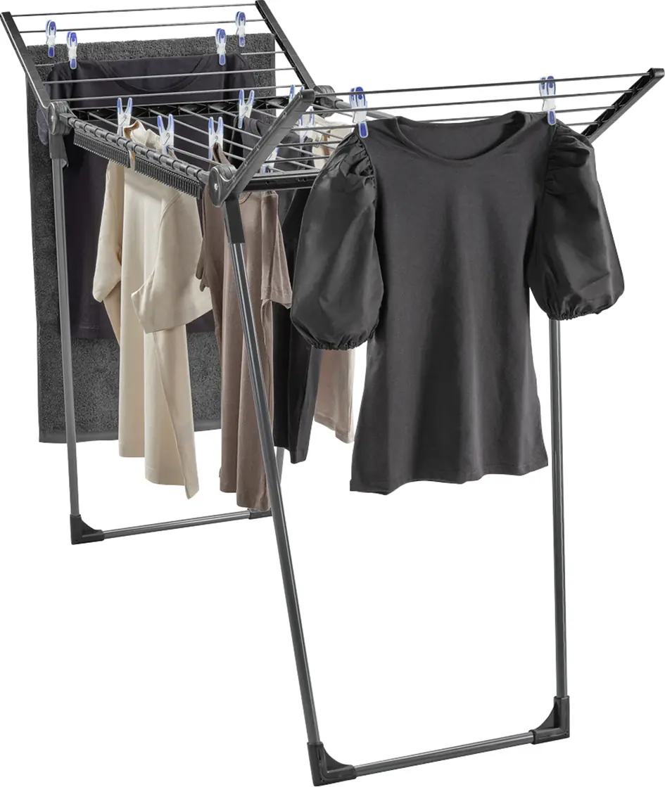 Leifheit Wäscheständer Pegasus 150 Solid Black