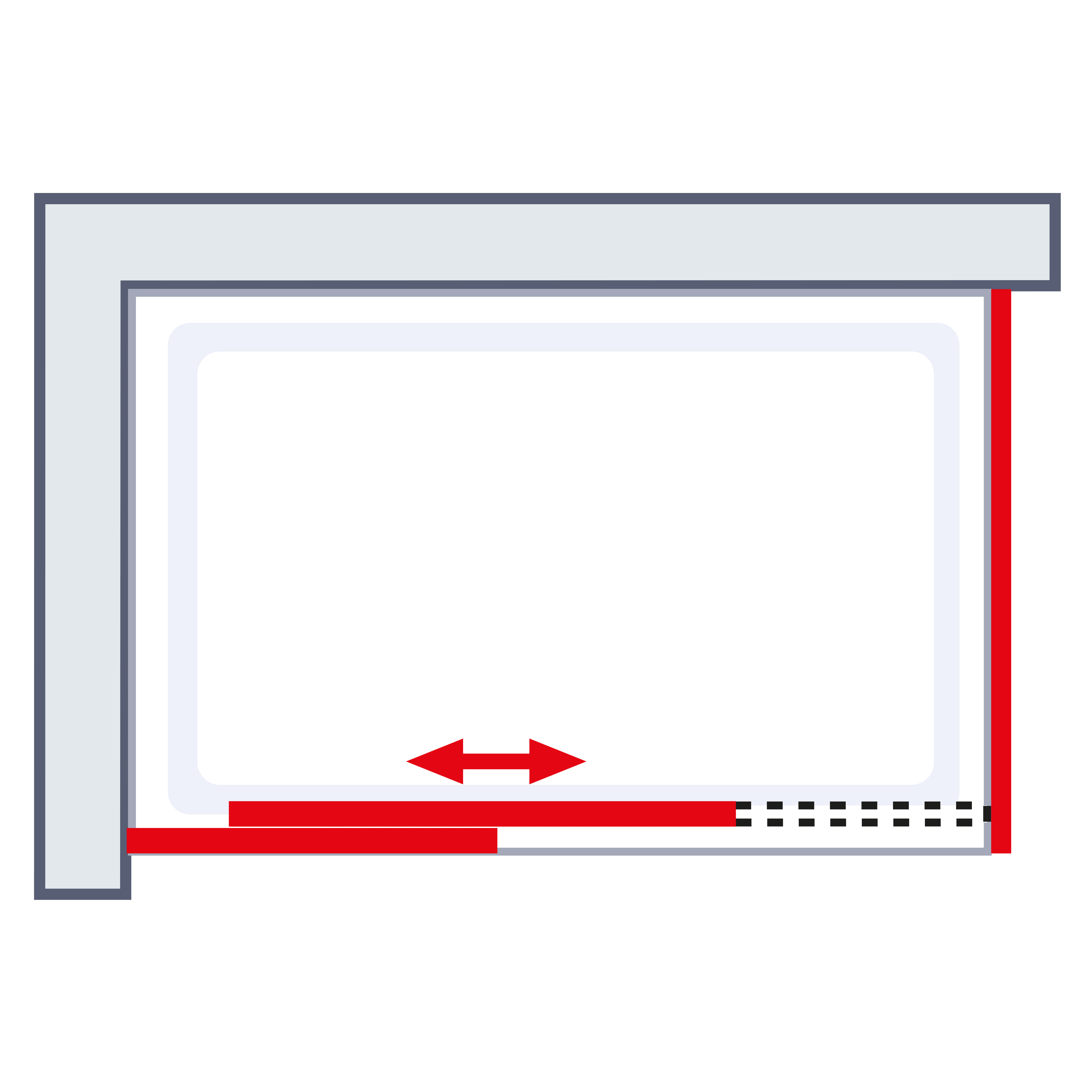 Schulte Schiebetür Seitenwand 90 x 120 x 200 cm MasterClass