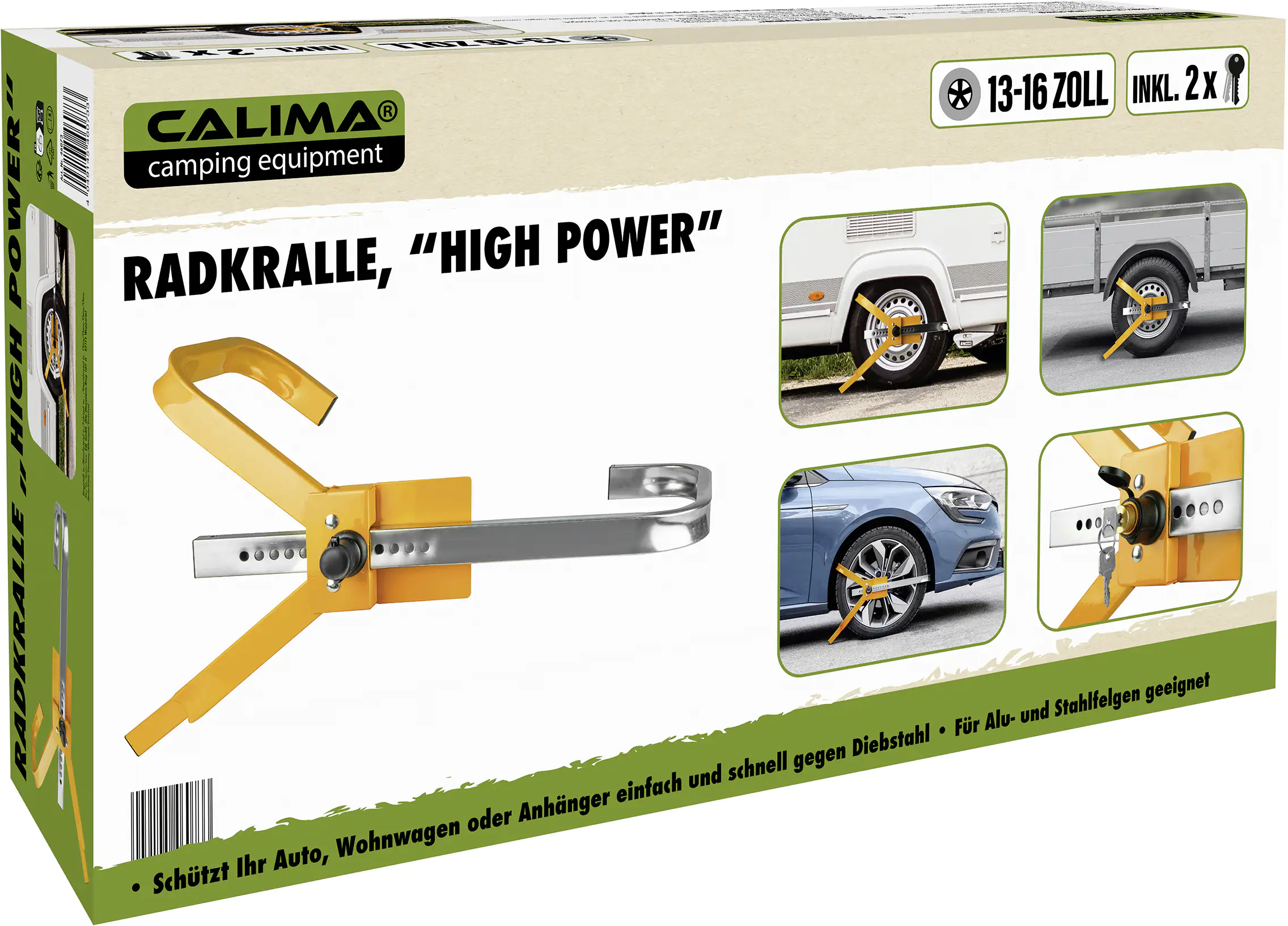 LAS Radkralle High Power für 13 bis 16 Zoll Räder