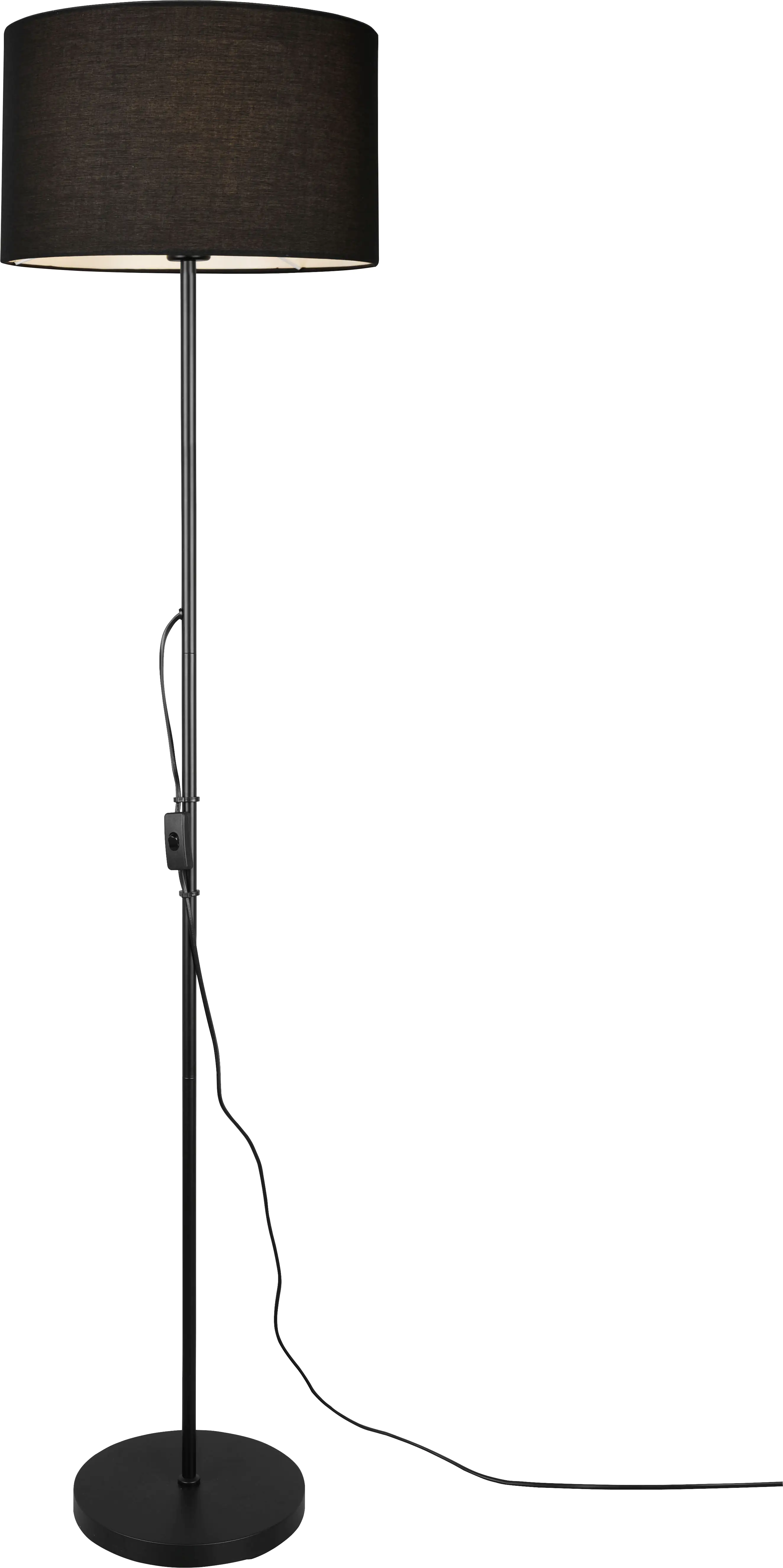 4017807489590 Reality Leuchten Stehleuchte Tarkin schwarz E 27 max. 42 W
