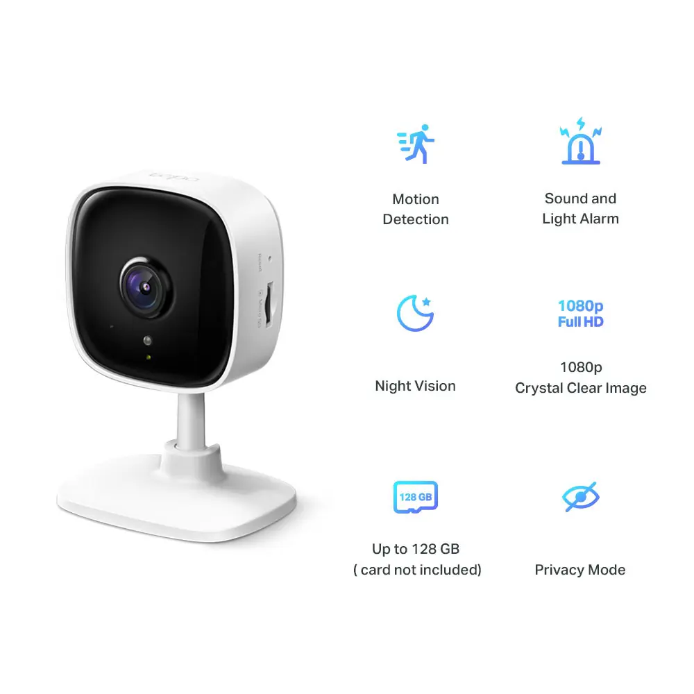 TP-Link Indoor Überwachungskamera TC60 WiFi  Sprachsteuerung TP-Link Indoor Überwachungskamera TC60 WiFi  Sprachsteuerung