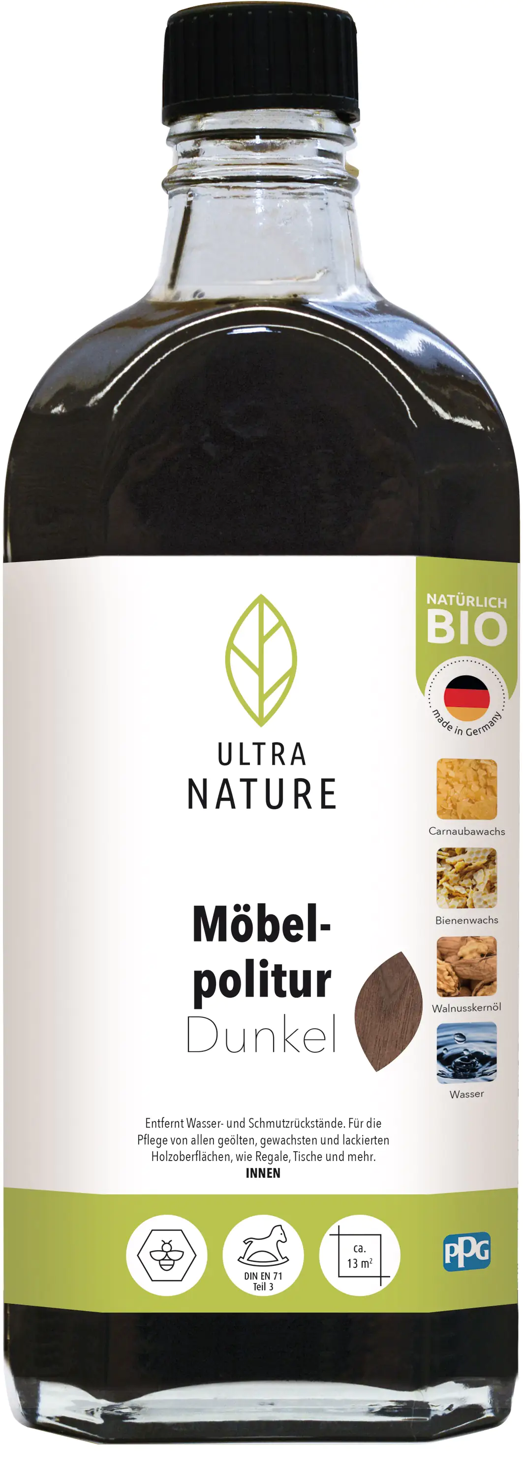 Ultra Nature Möbelpolitur 250 ml dunkel