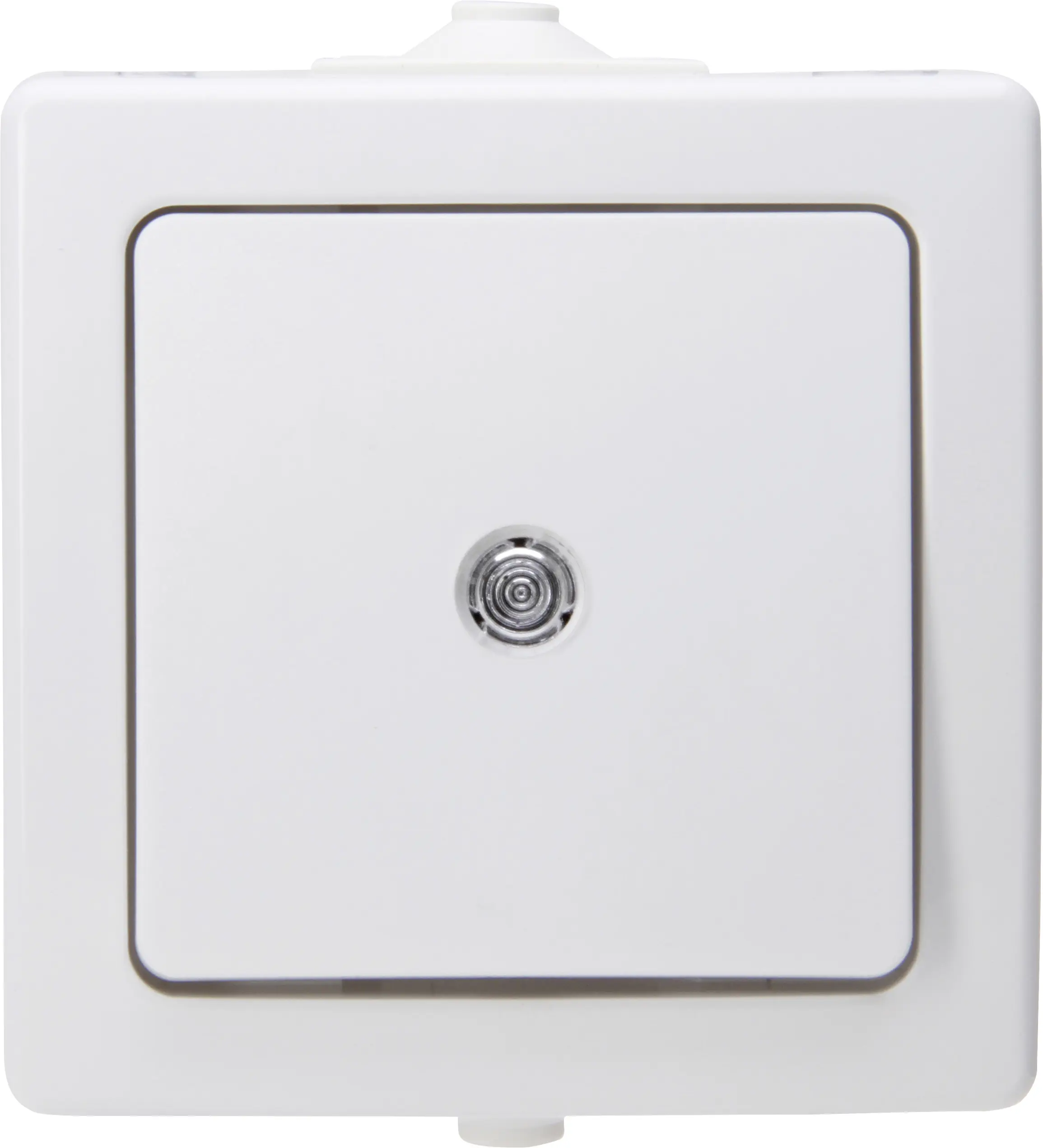 Kopp Feuchtraum-Taster mit Linse Nautic, arktisweiß, 566302004