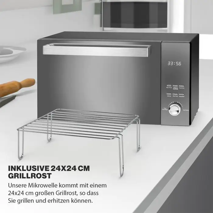 Proficook Mikrowelle PC-MWG 1204 23 l, mit Grill, Griff oben