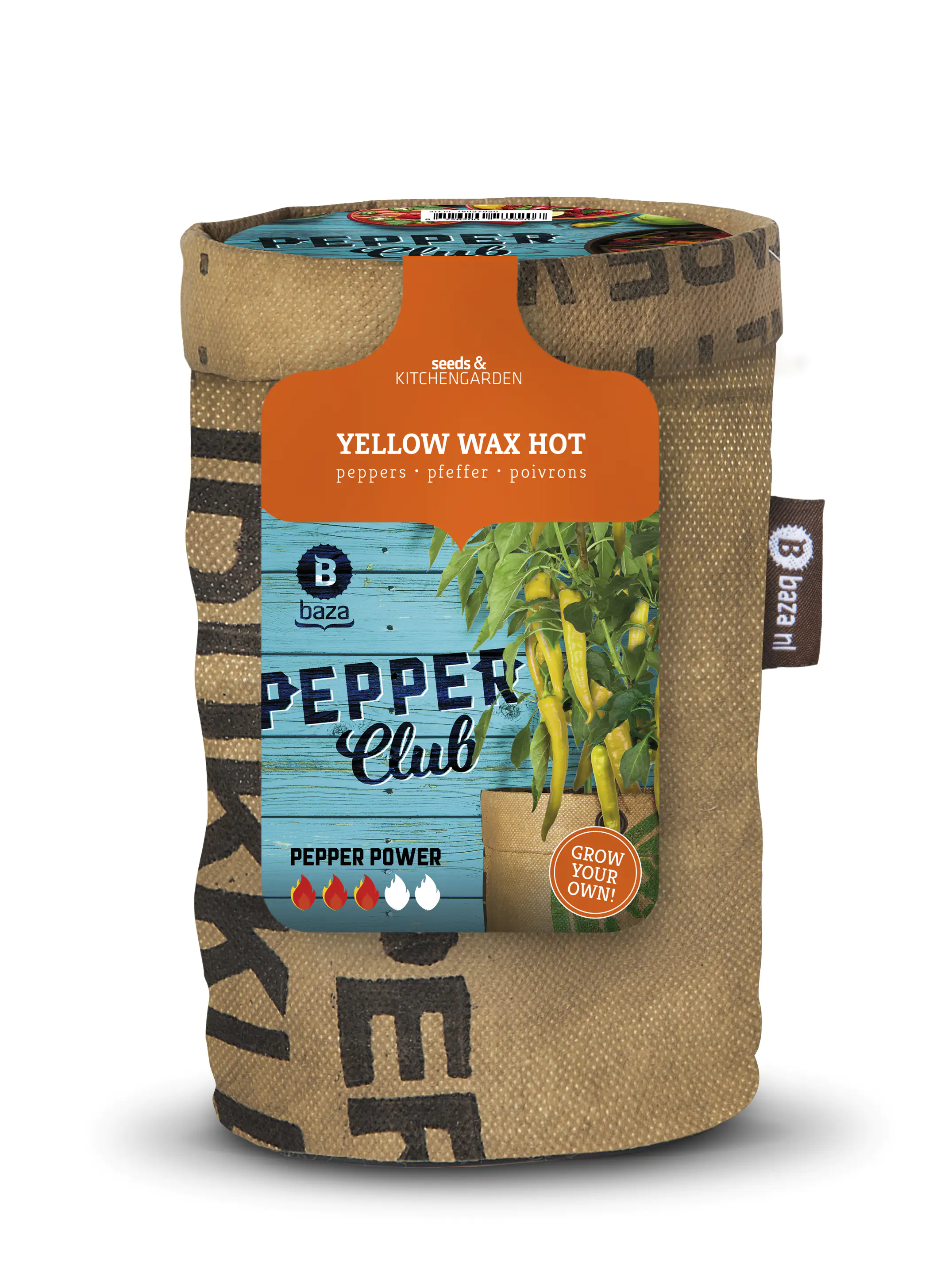 Baza Seeds Pepperclub Pepperoni Yellow Wax Hot