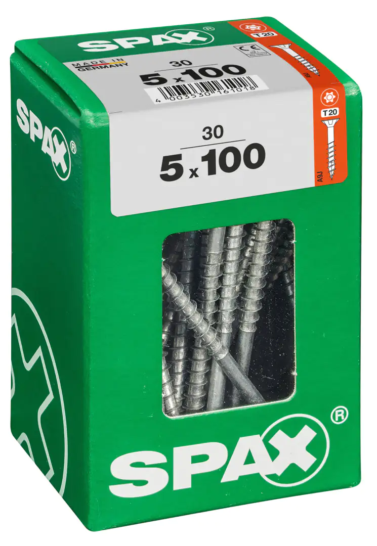 Spax Universalschrauben 5.0 x 100 mm TX 20 - 30 Stk.