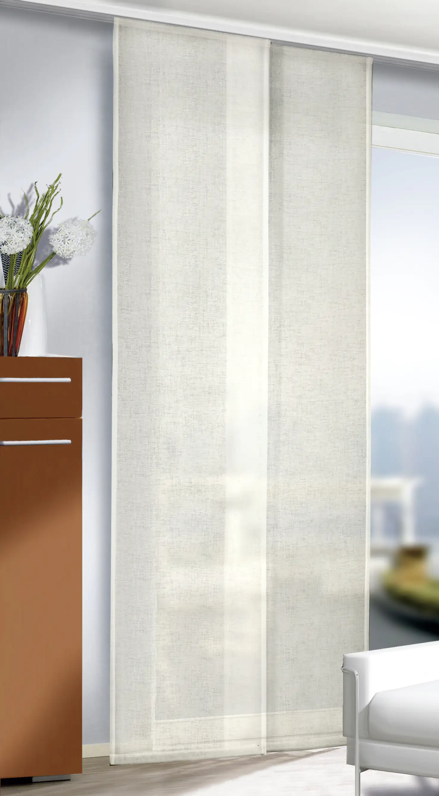 Neusser Collection Flächenvorhang creme, 245 x 60 cm