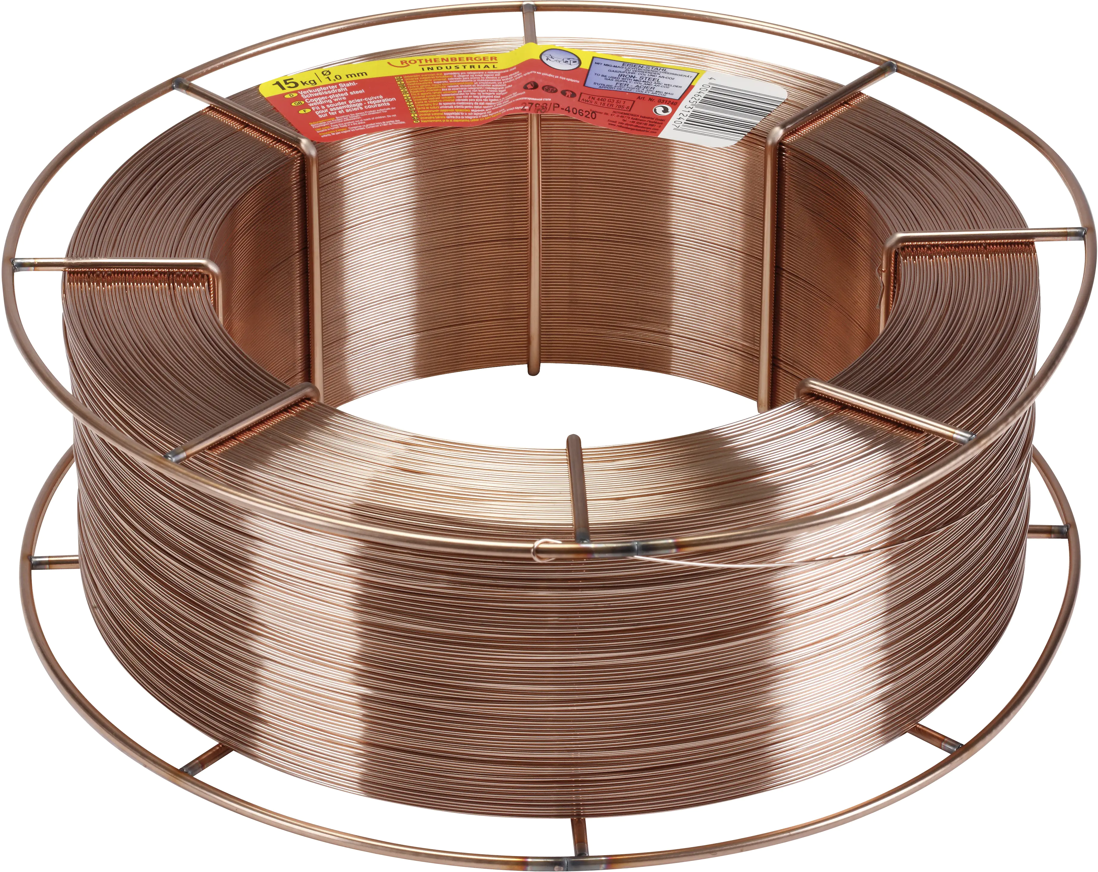 Rothenberger Schutzgas-Schweißdraht verkupfert Ø 1 mm