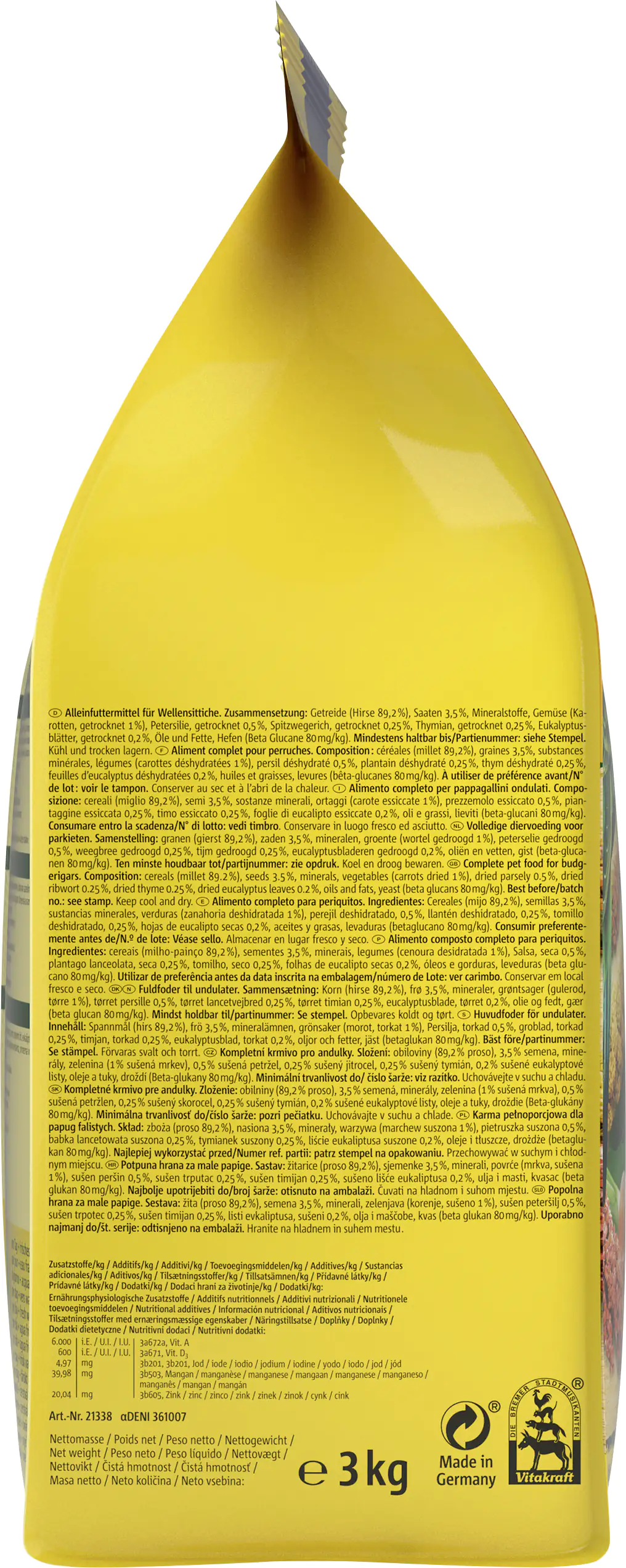 Vitakraft Menü 3 kg Vitakraft Menü 3 kg