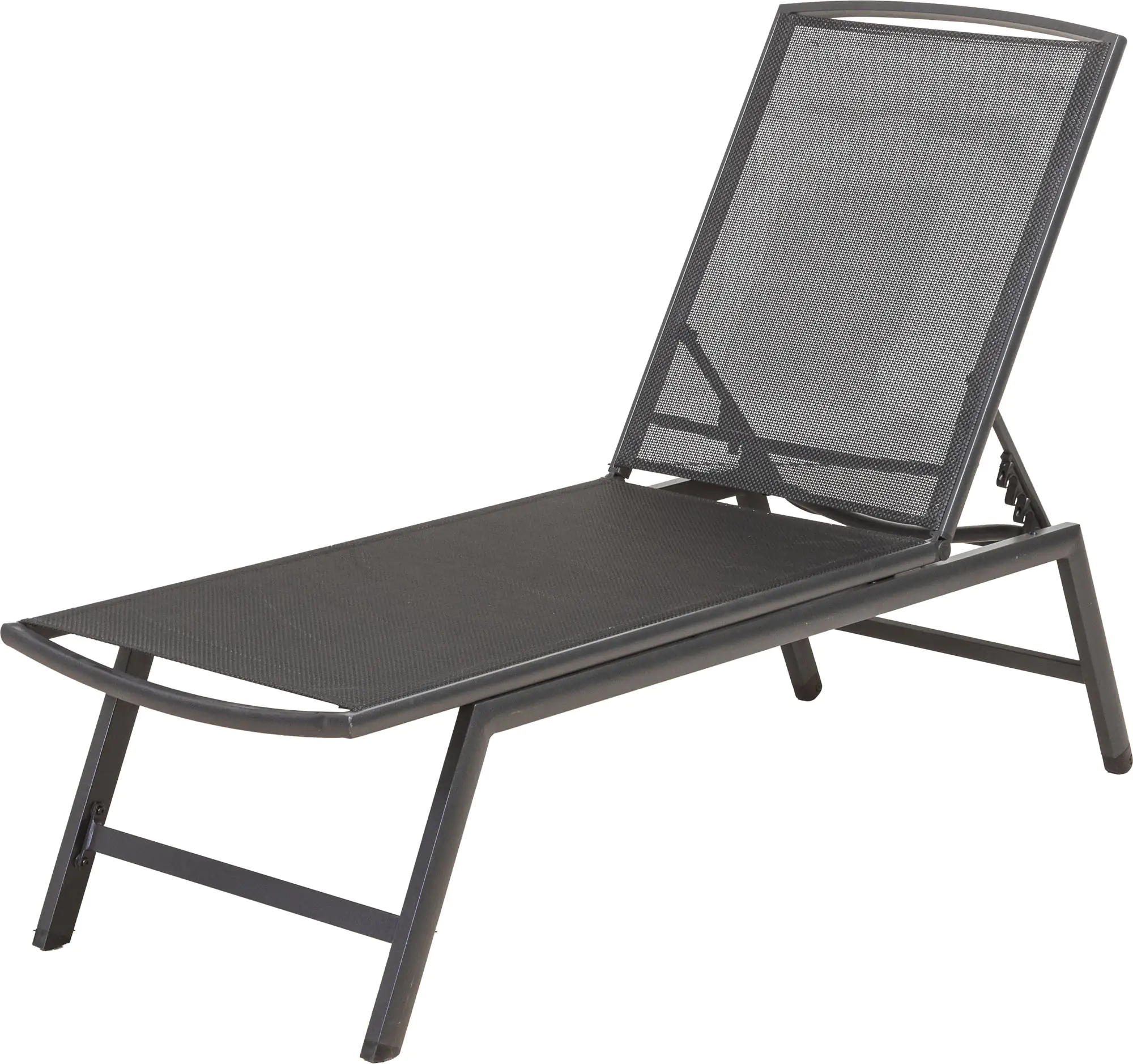 TrendLine Alu Sonnenliege Comfort Textilen Bespannung, schwarz TrendLine Alu Sonnenliege Comfort Textilen Bespannung, schwarz