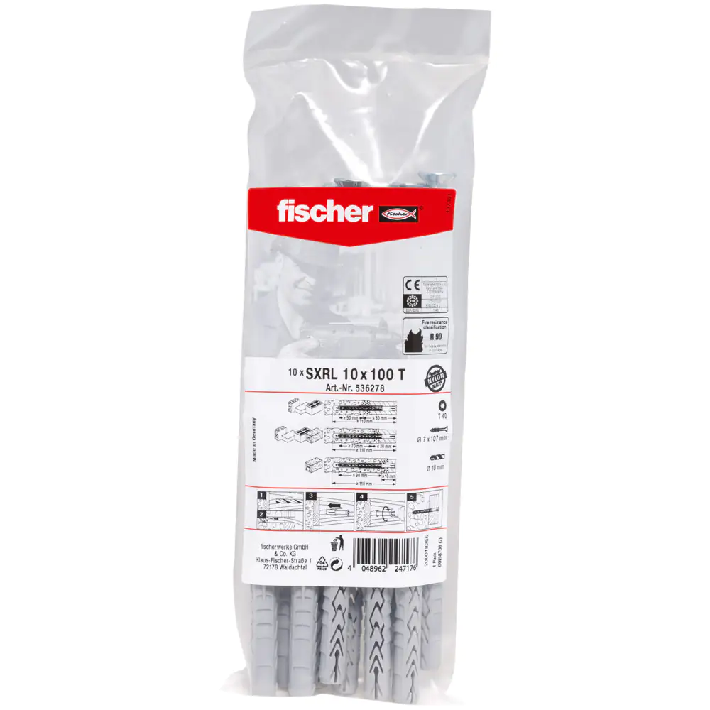 Fischer Langschaftdübel 10.0 x 100 mm - 10 Stück