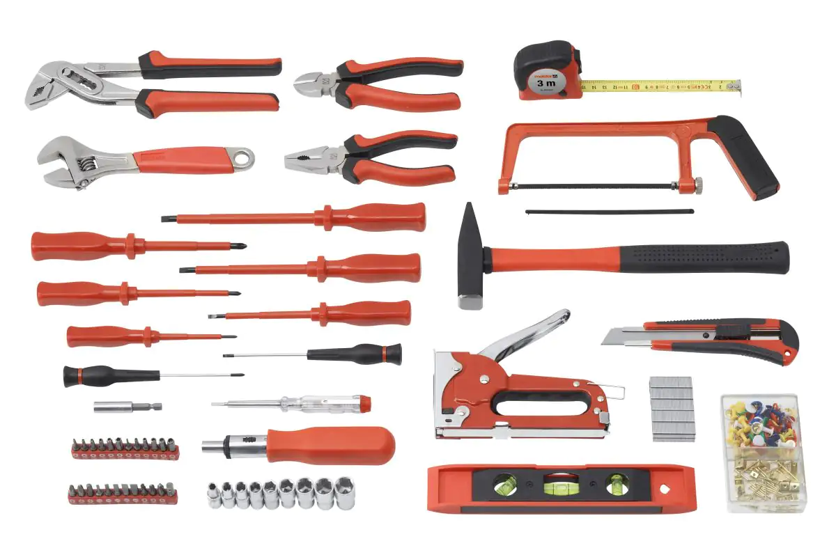 Meister Werkzeugkoffer 60-teilig Kunststoffkoffer Meister Werkzeugkoffer 60-teilig Kunststoffkoffer