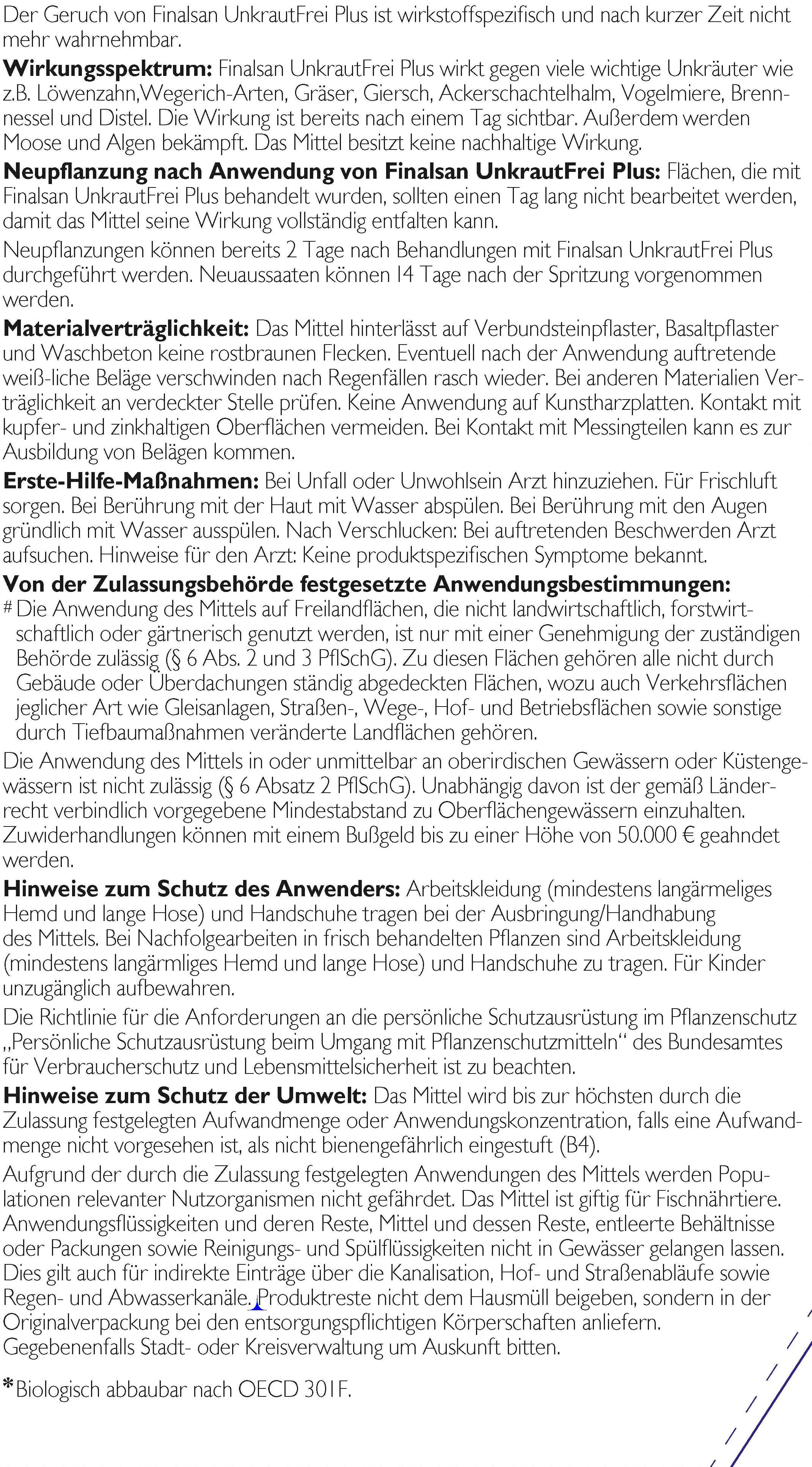 Finalsan UnkrautfreiPlus 1 L