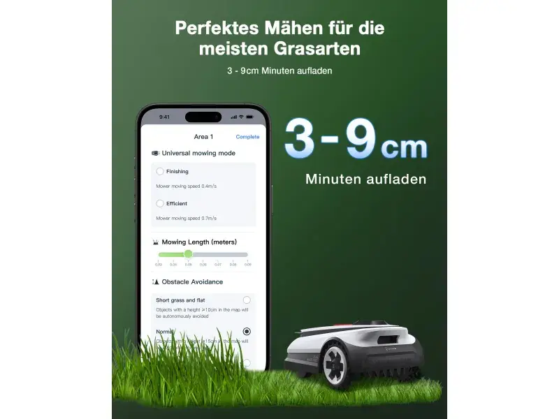 Ecovacs Mähroboter GOAT O800 RTK - 22 cm Schnittbreite 800 m² inkl. Ladestation