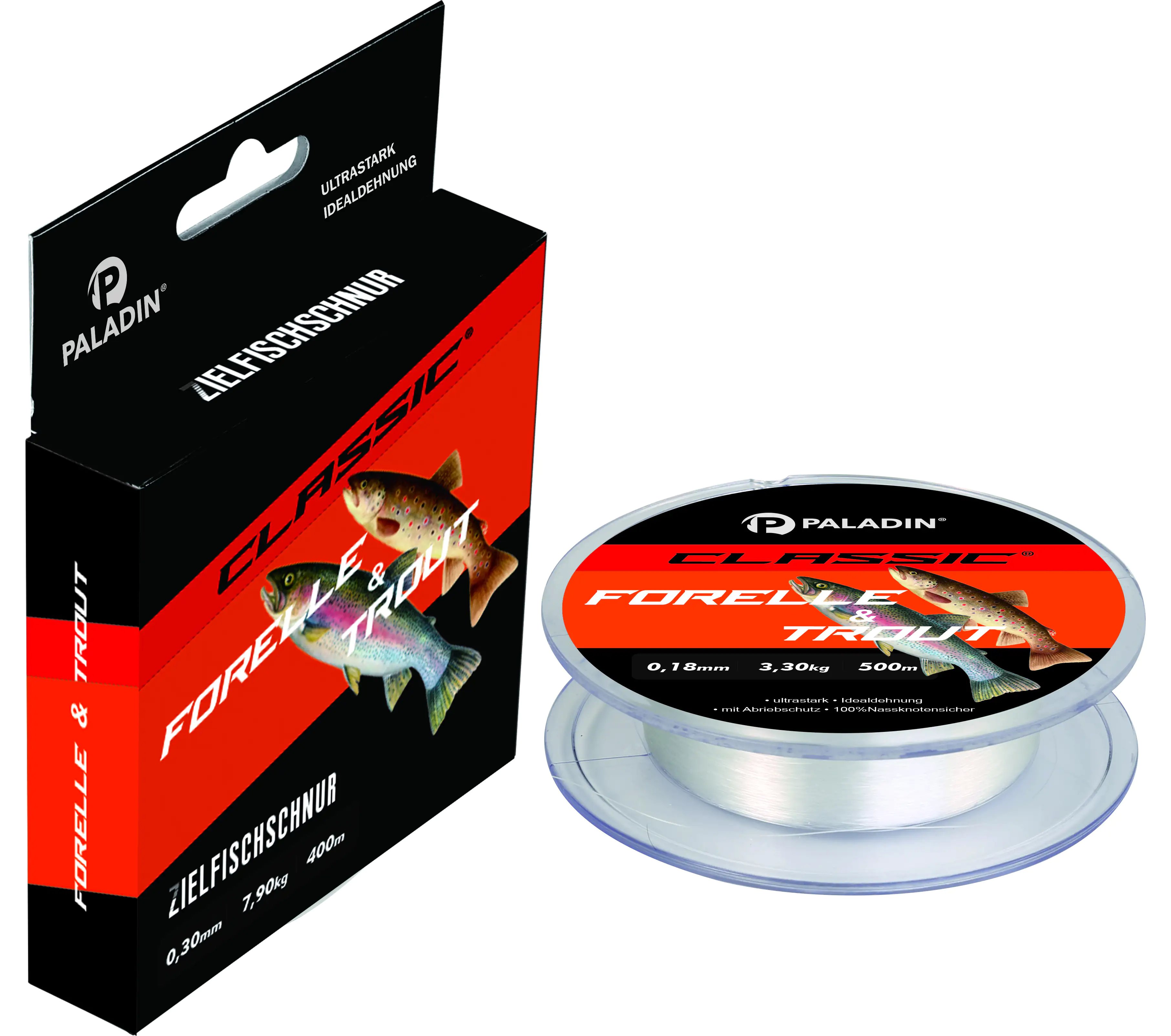 Paladin Angelschnur Forelle 500 m 0,22 mm hellblau