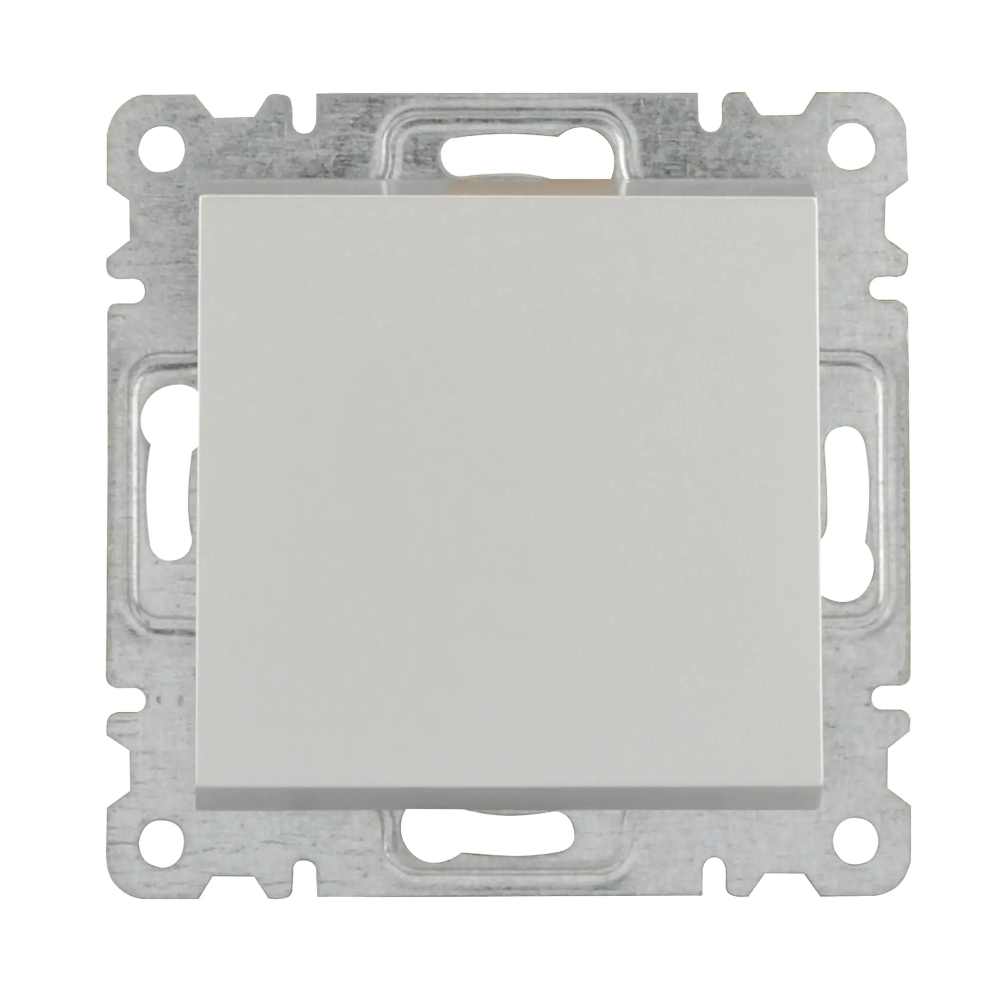 Unitec Aus-Wechselschalter silber, Serie Karea Unitec Aus-Wechselschalter silber, Serie Karea