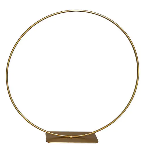 TrendLine Floristenring mit Fuß Metall Ø 40 cm gold