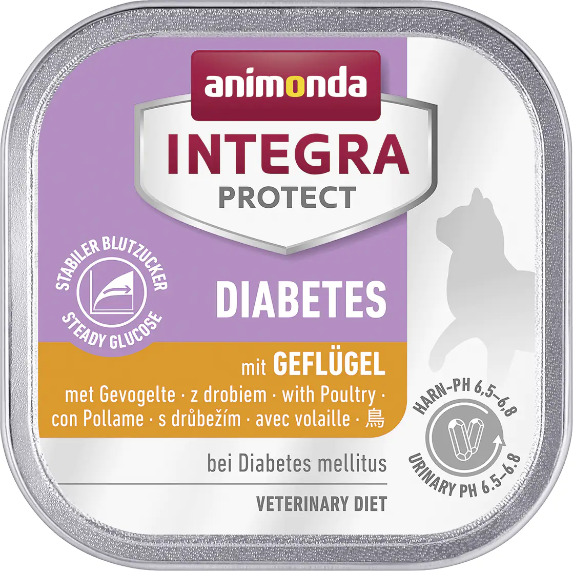 Animonda Integra Protect Diabetes Adult mit Geflügel Katzenfutter 100g
