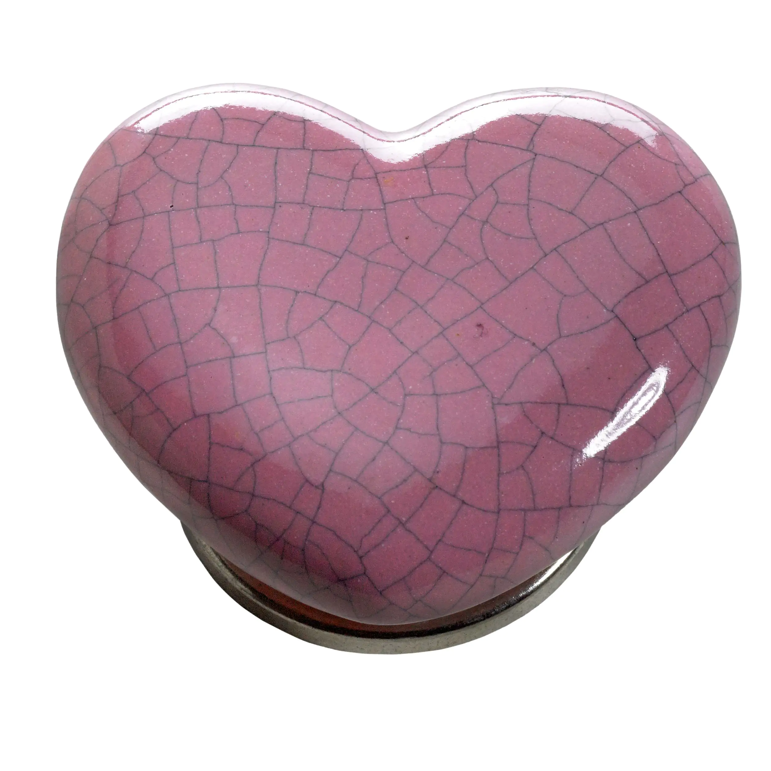 Hettich Möbelknopf Keramik pink herzförmig 38,0 x 45,0 mm - 1 Stück Hettich Möbelknopf Keramik pink herzförmig 38,0 x 45,0 mm - 1 Stück