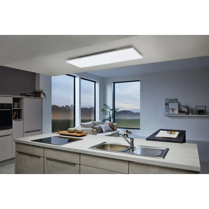 Eglo Connect LED Deckenleuchte Turcona-Z weiß 120 x 30 cm dimmbar, ww-kw Eglo Connect LED Deckenleuchte Turcona-Z weiß 120 x 30 cm dimmbar, ww-kw