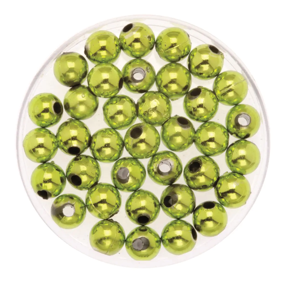 Glorex Deko Perlen 6 mm 75 g grün