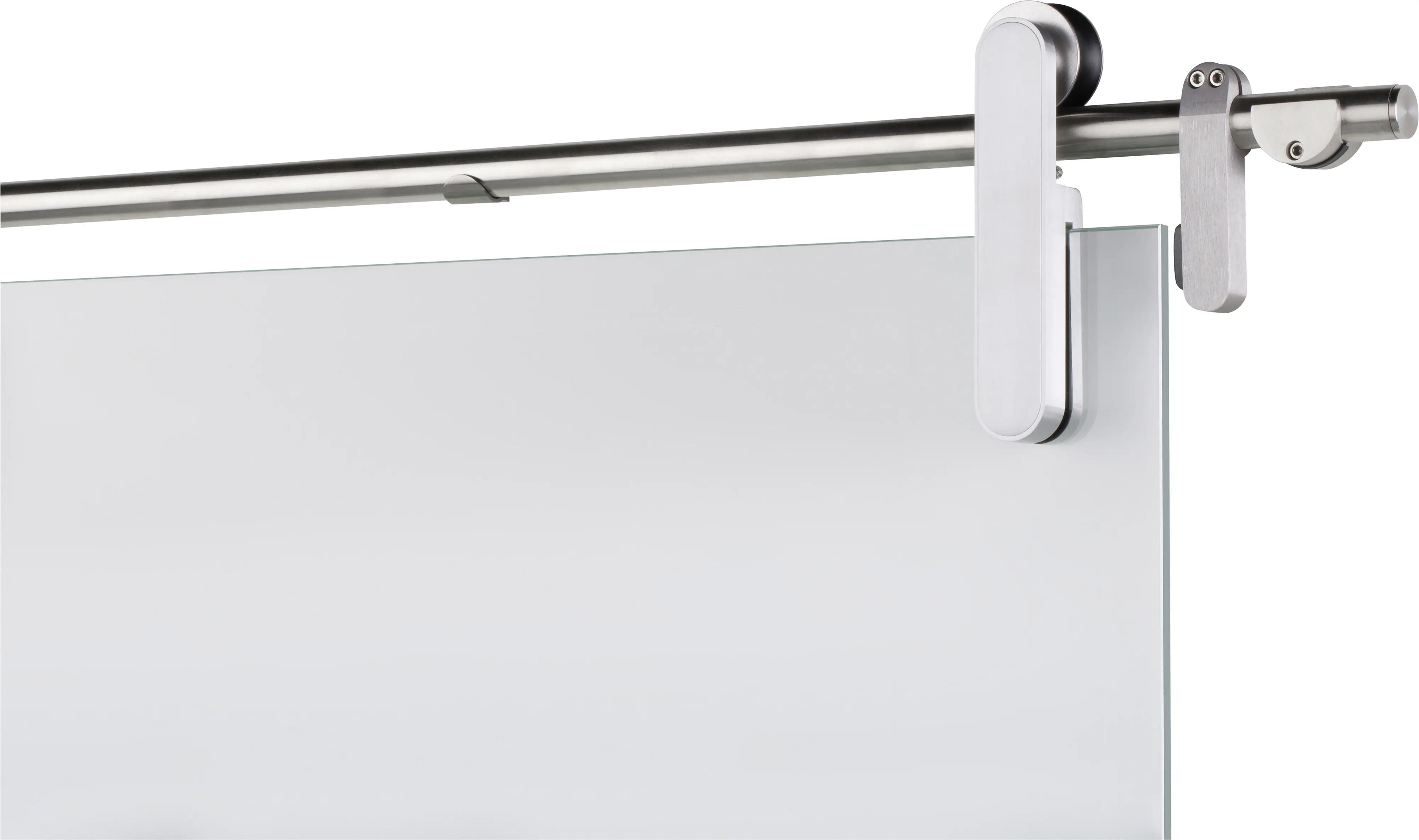 Flexo Schiebetür-Set Schienen Nobel Glastür 2-flg. 500 cm