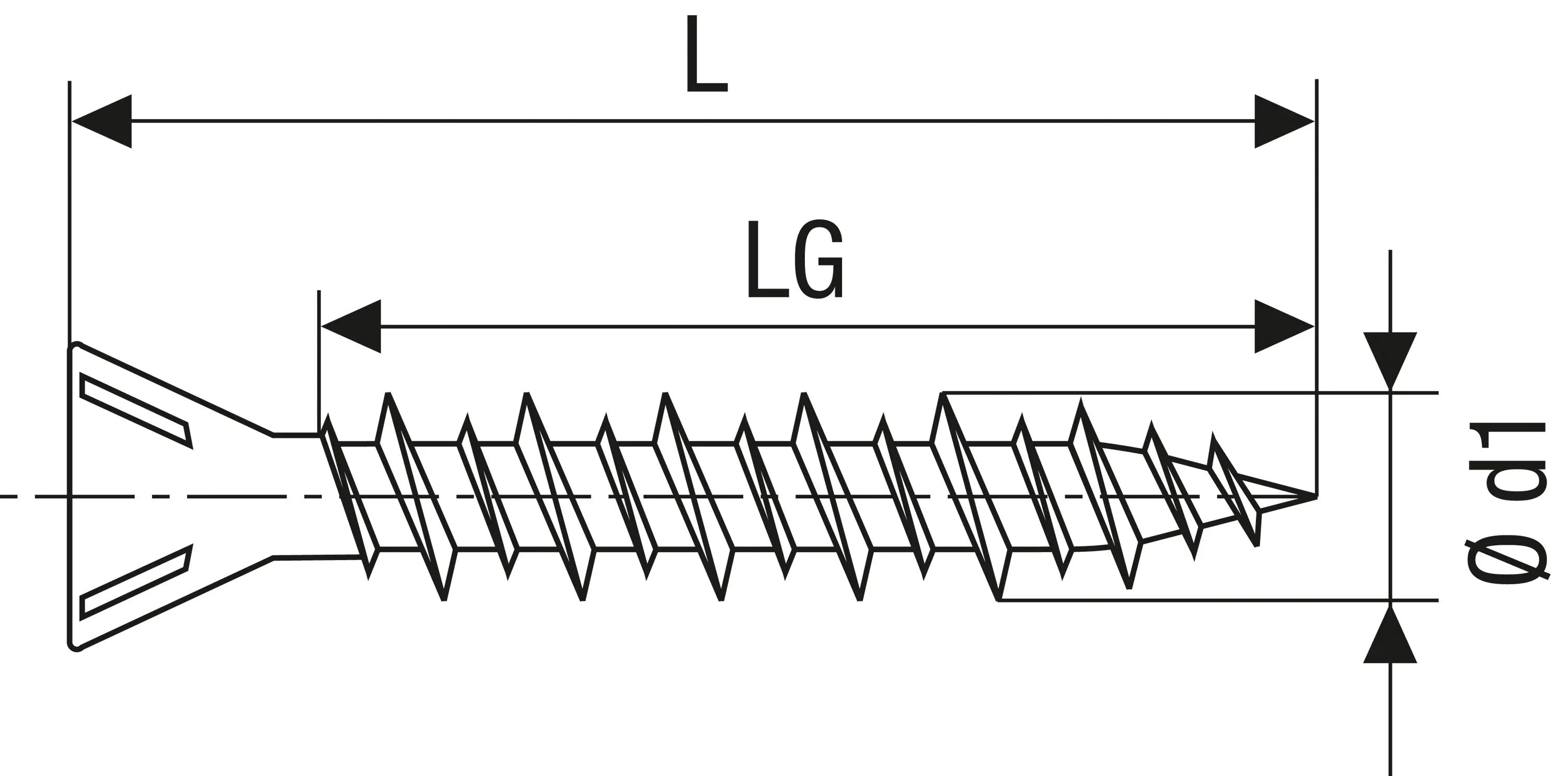 Spax Trockenbauschrauben 3.9 x 25 mm PH 2 - 1000 Stk.