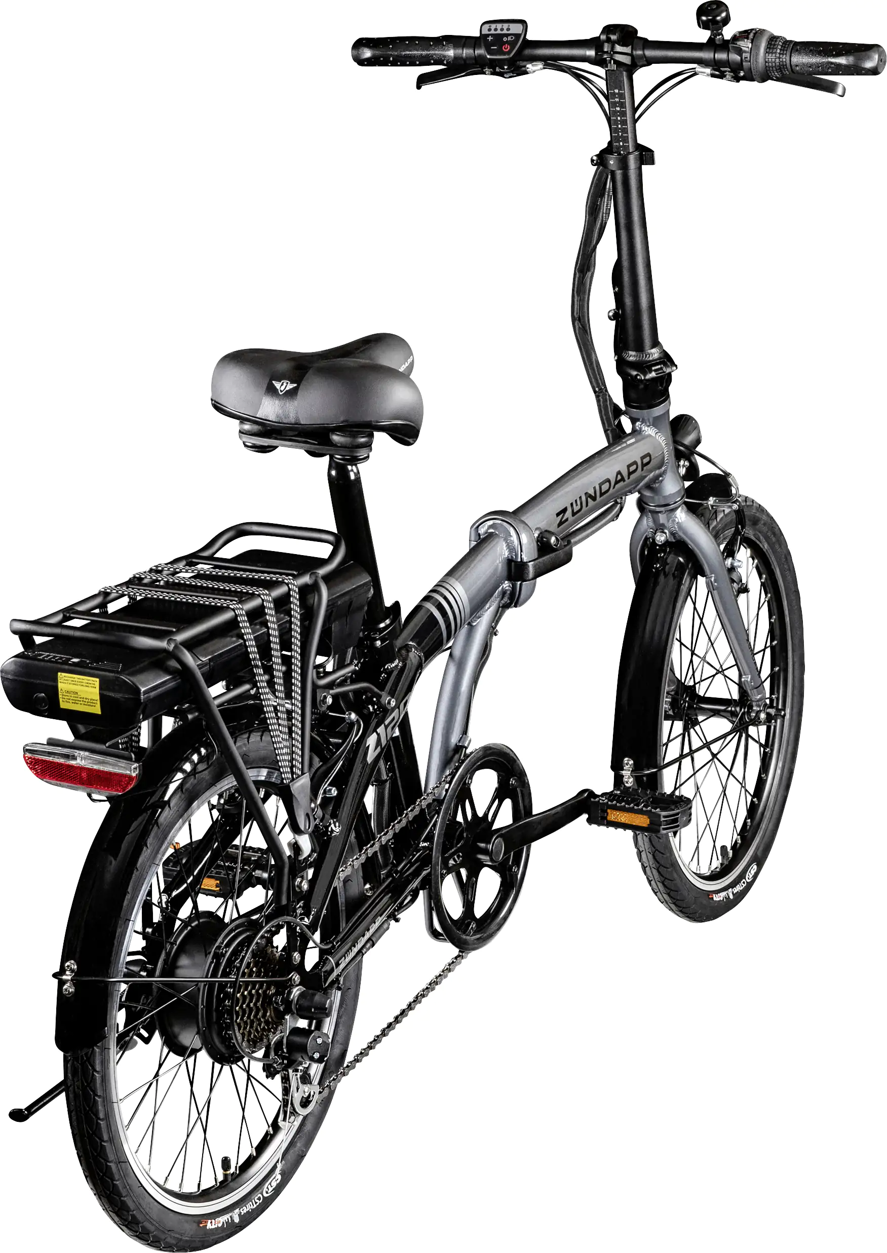 Zündapp E-Bike Faltrad Z120 20 Zoll RH 28cm 7-Gang 374,4 Wh schwarz grau Zündapp E-Bike Faltrad Z120 20 Zoll RH 28cm 7-Gang 374,4 Wh schwarz grau