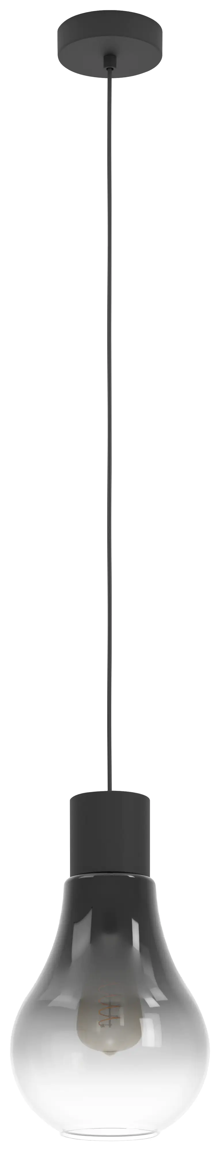 Eglo Pendelleuchte Chasely schwarz grau 20 x 110 cm