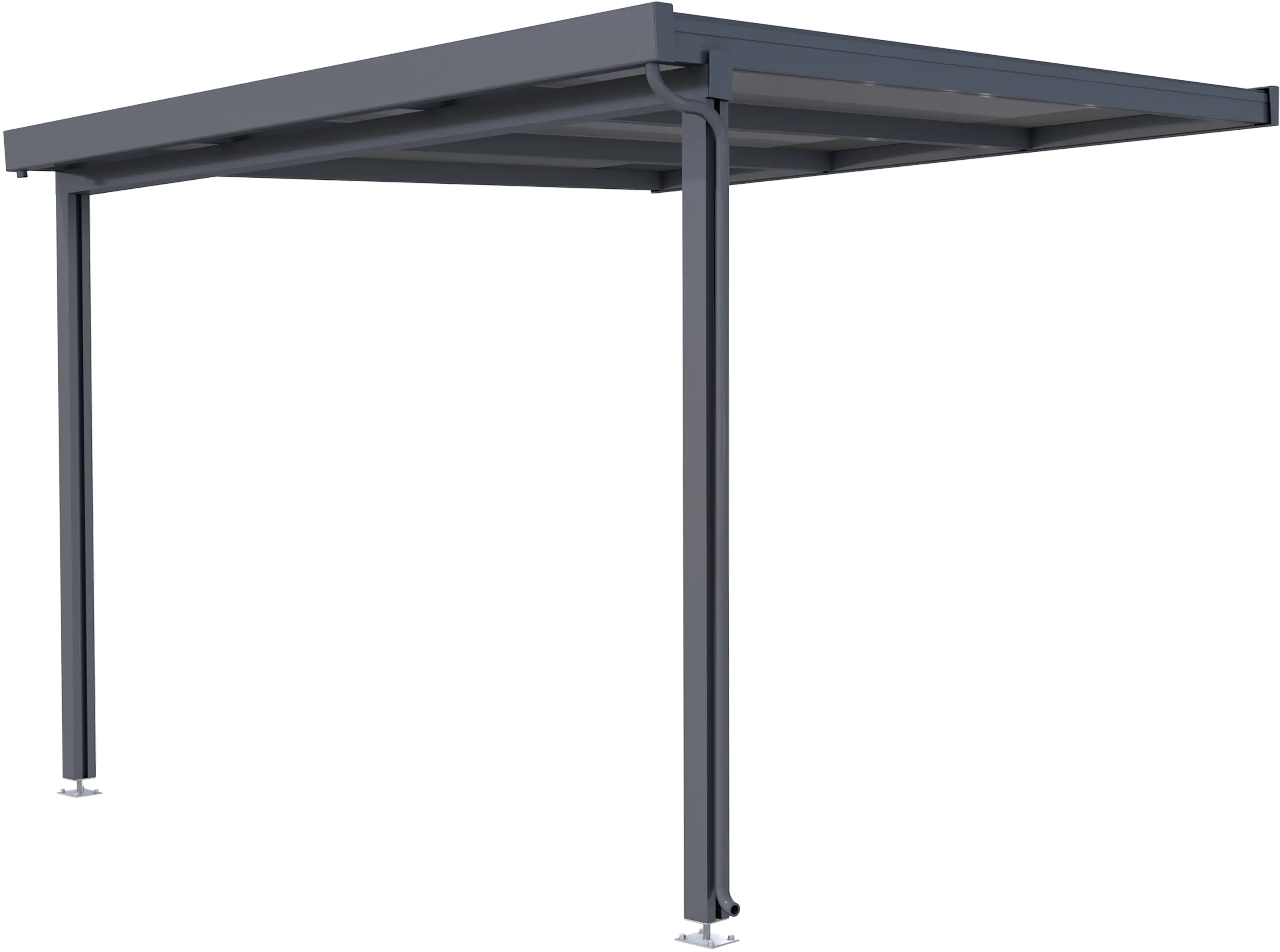 Gutta Premium Terrassendach 309,4 x 306 cm anthrazit PC klar 16 mm Gutta Premium Terrassendach 309,4 x 306 cm anthrazit PC klar 16 mm