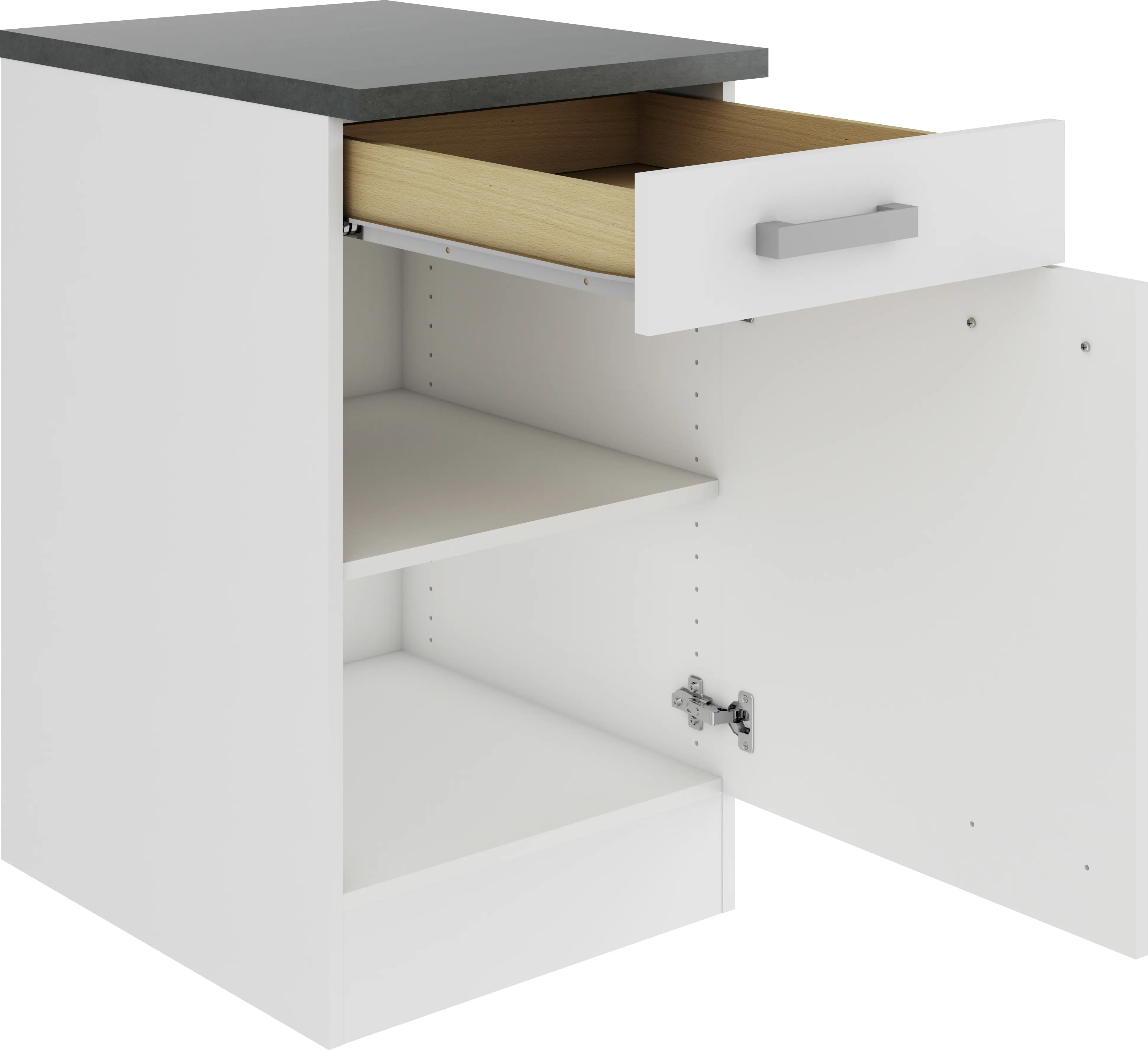Optifit Unterschrank Oslo 214 weiß 50 cm