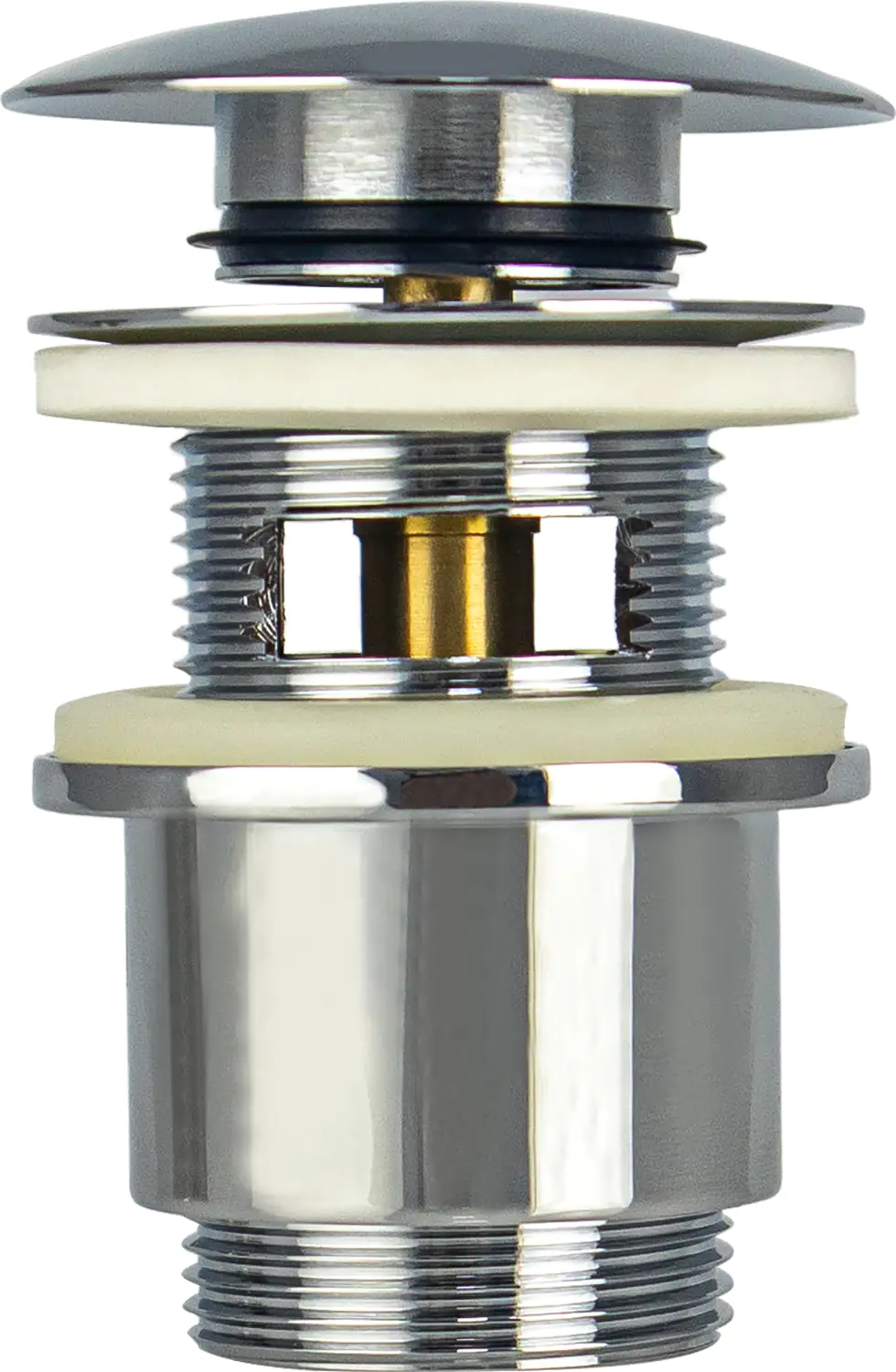 Primaster Ablaufgarnitur Pop-Up 1 1/4" rund verchromt