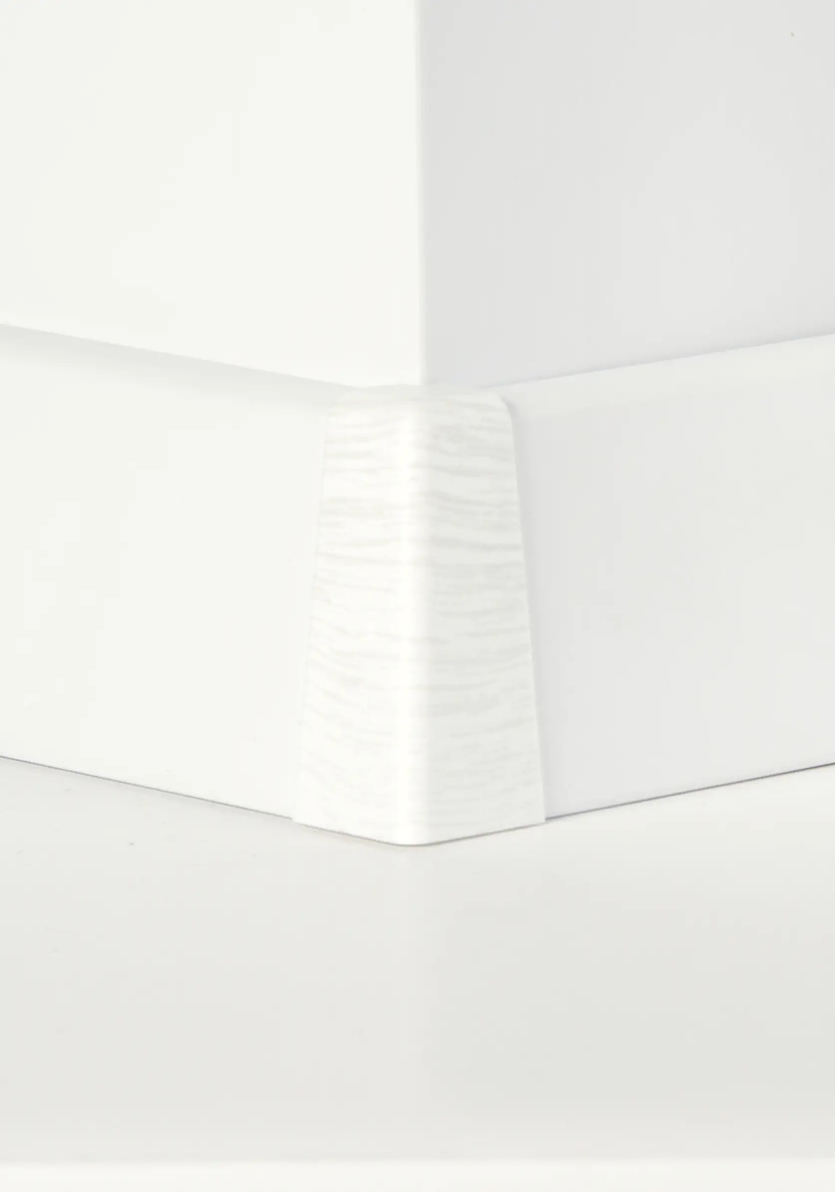 Classen Außenecke für Clip-Laminatleiste foliert 58 x 19 mm weiß Holzpore