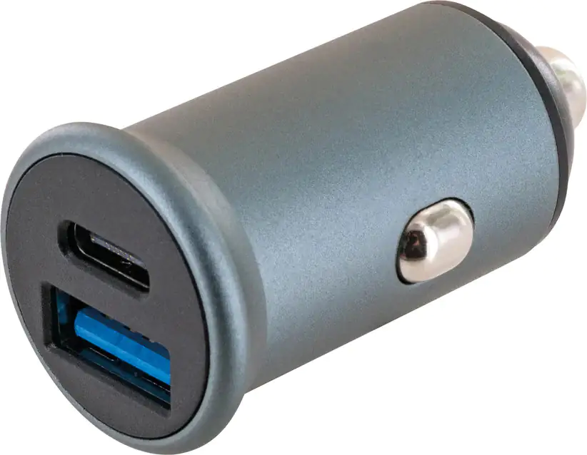 Schwaiger KFZ Ladeadapter 12 V 1x USB 2.0 A, 1x USB Type C schwarz Schwaiger KFZ Ladeadapter 12 V 1x USB 2.0 A, 1x USB Type C schwarz