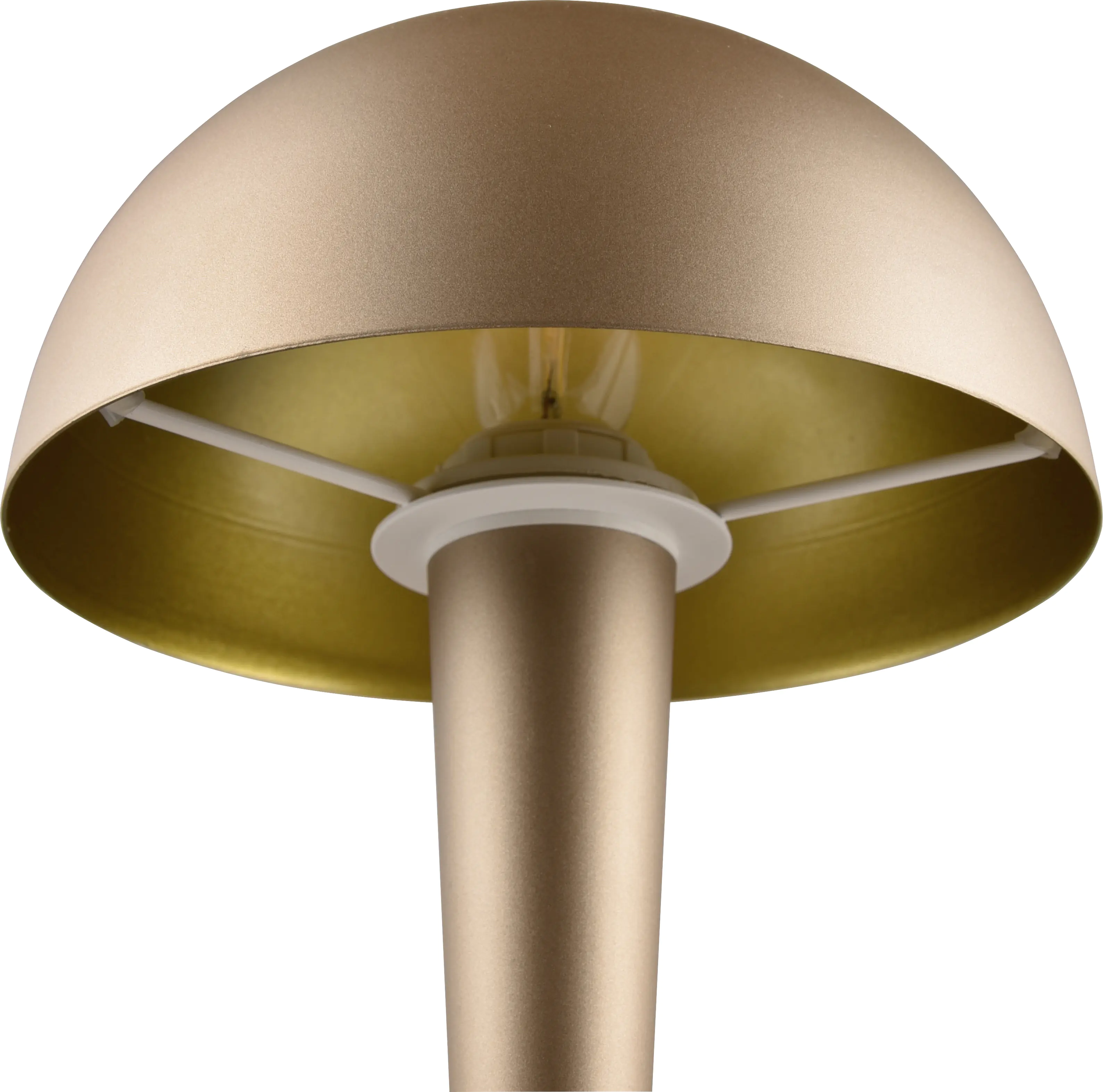 Trio Leuchten Tischleuchte Canaria E14, beige, Metall