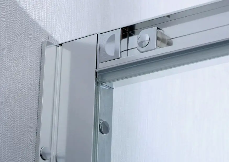 Primaster Eckdusche Easy-5 Schiebetür 80 x 80 cm Klarglas chrom Primaster Eckdusche Easy-5 Schiebetür 80 x 80 cm Klarglas chrom