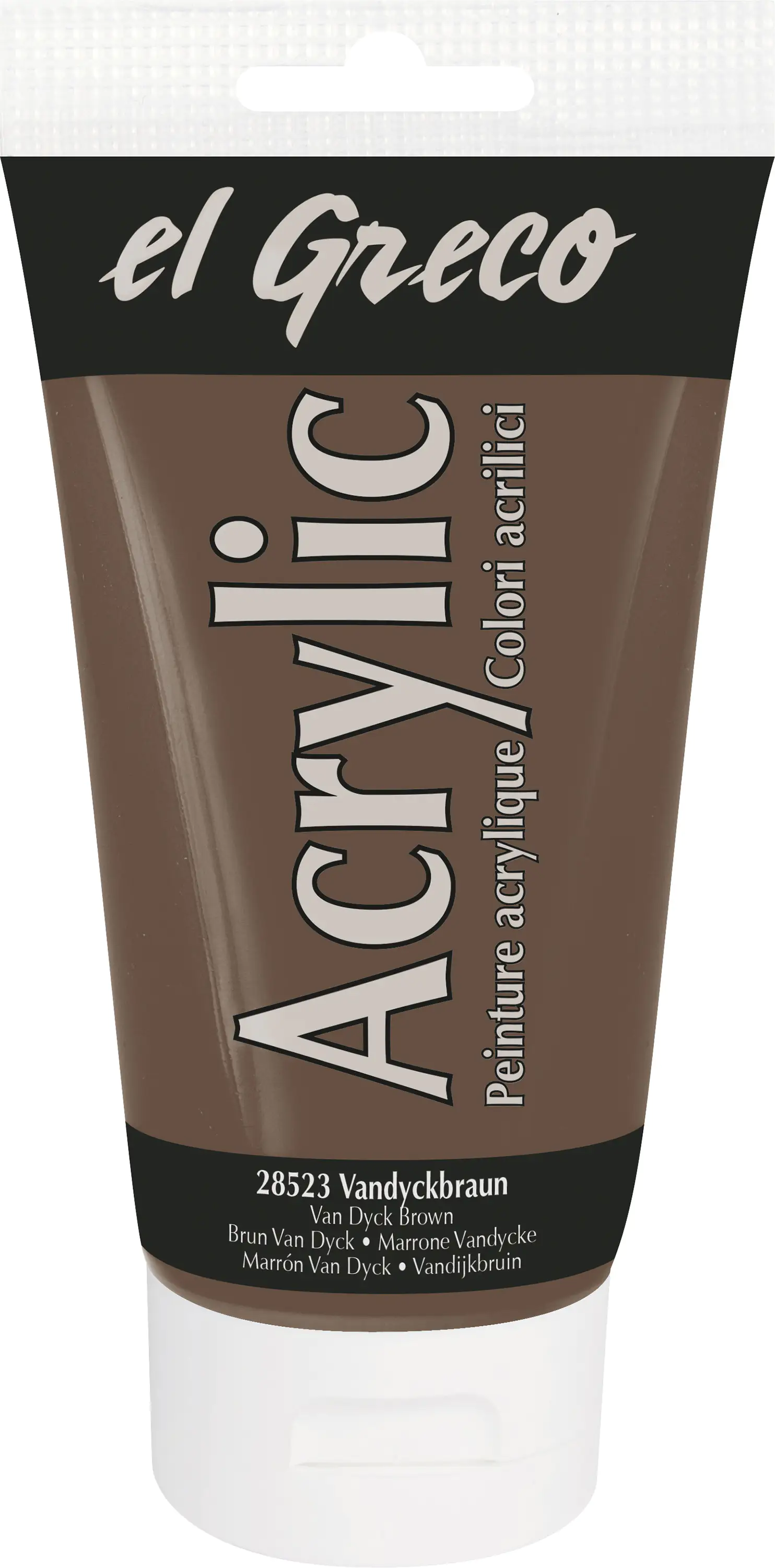 4000798285234_1598878 Kreul el Greco Acrylic Tube vandyckbraun 150 ml