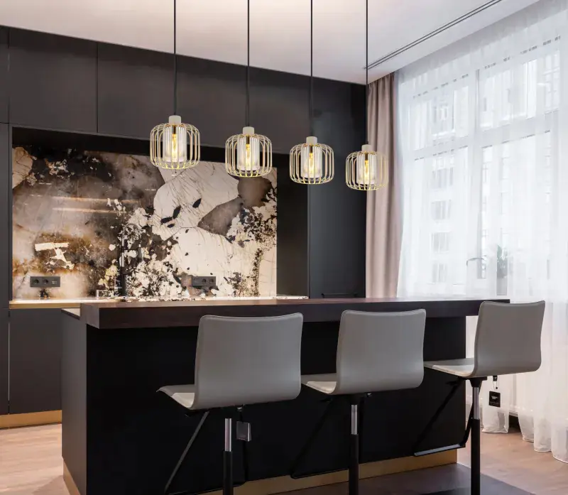 Globo Hängeleuchte Alfred 108 x 120 cm L x B x H sandfarben matt