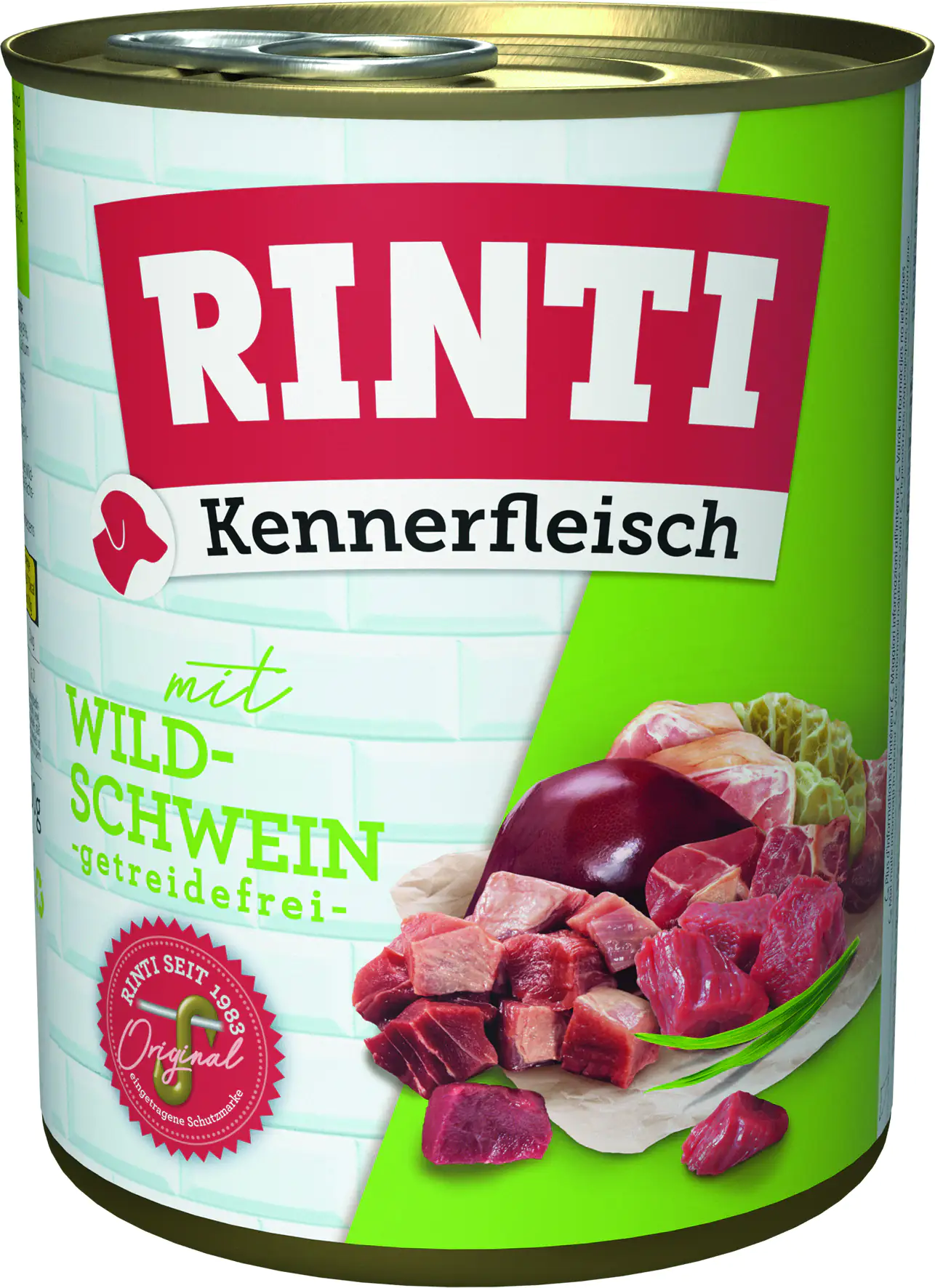 Rinti Kennerfleisch Hundenassfutter Adult 800 g Wildschwein bei Kartonabnahme