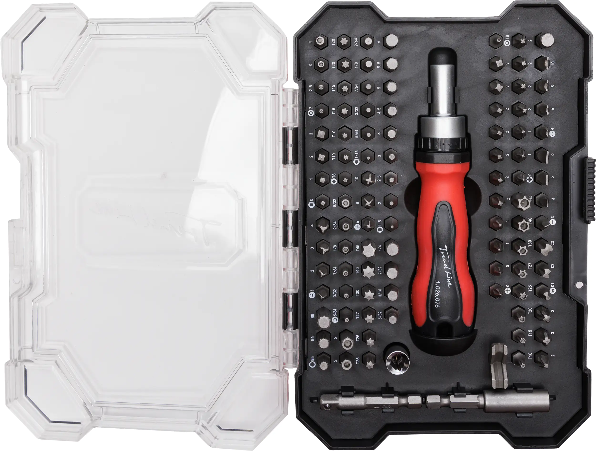 TrendLine Bit-Set mit Bithalter 105-teilig