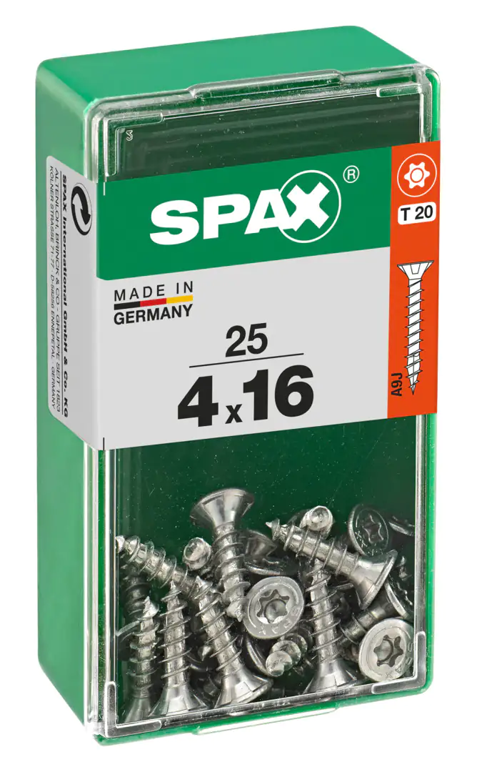 Spax Universalschrauben 4.0 x 16 mm TX 20 - 25 Stk.