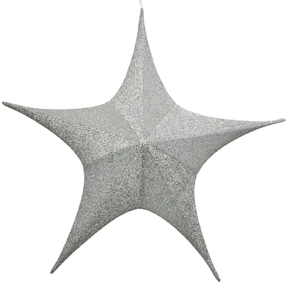Kaemingk Stern aus Polyester Ø 135 cm silber
