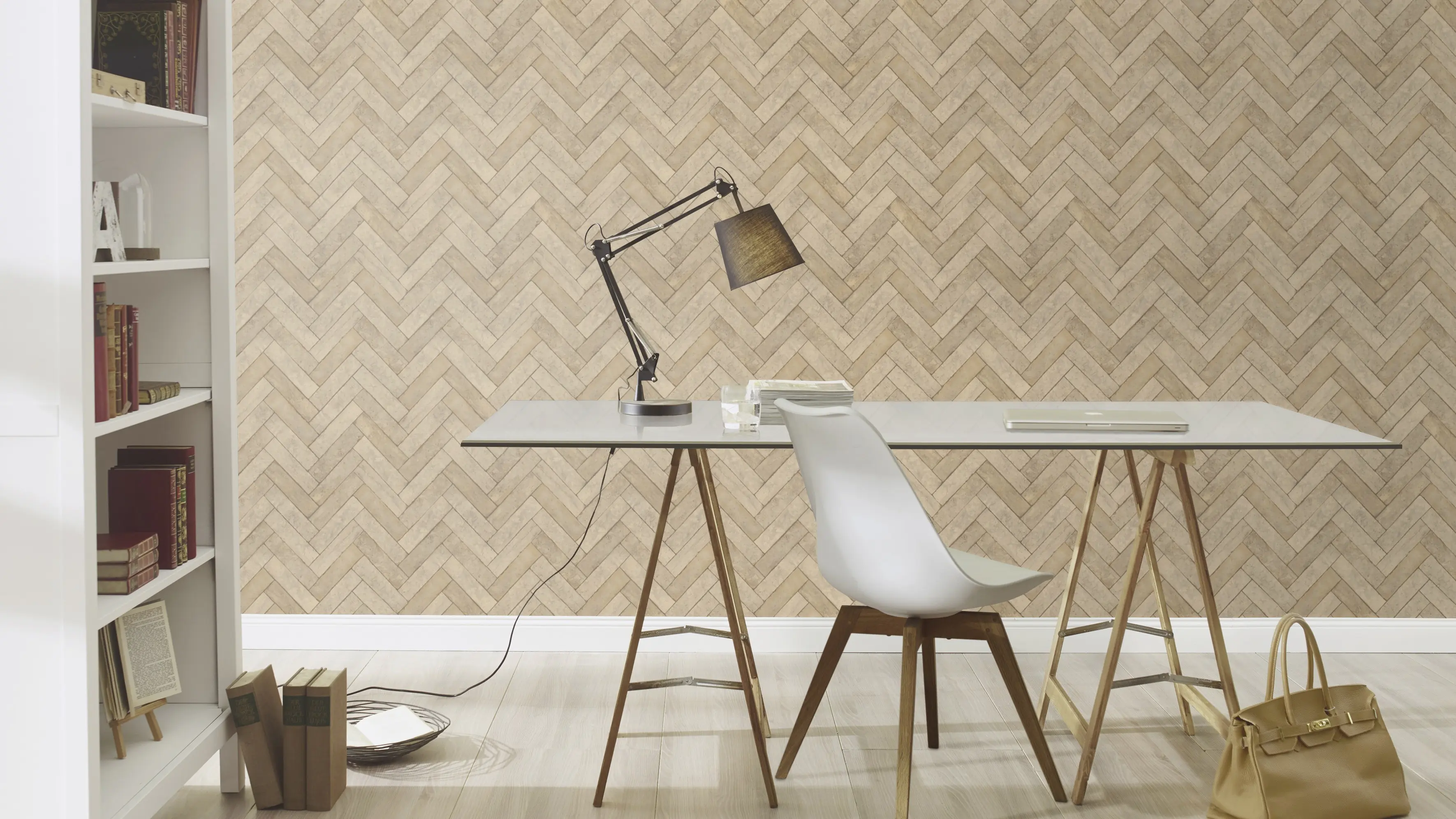 Rasch Vliestapete 499131 Braun-Lehm Muster & Motive 10,05 m x 0,53 m