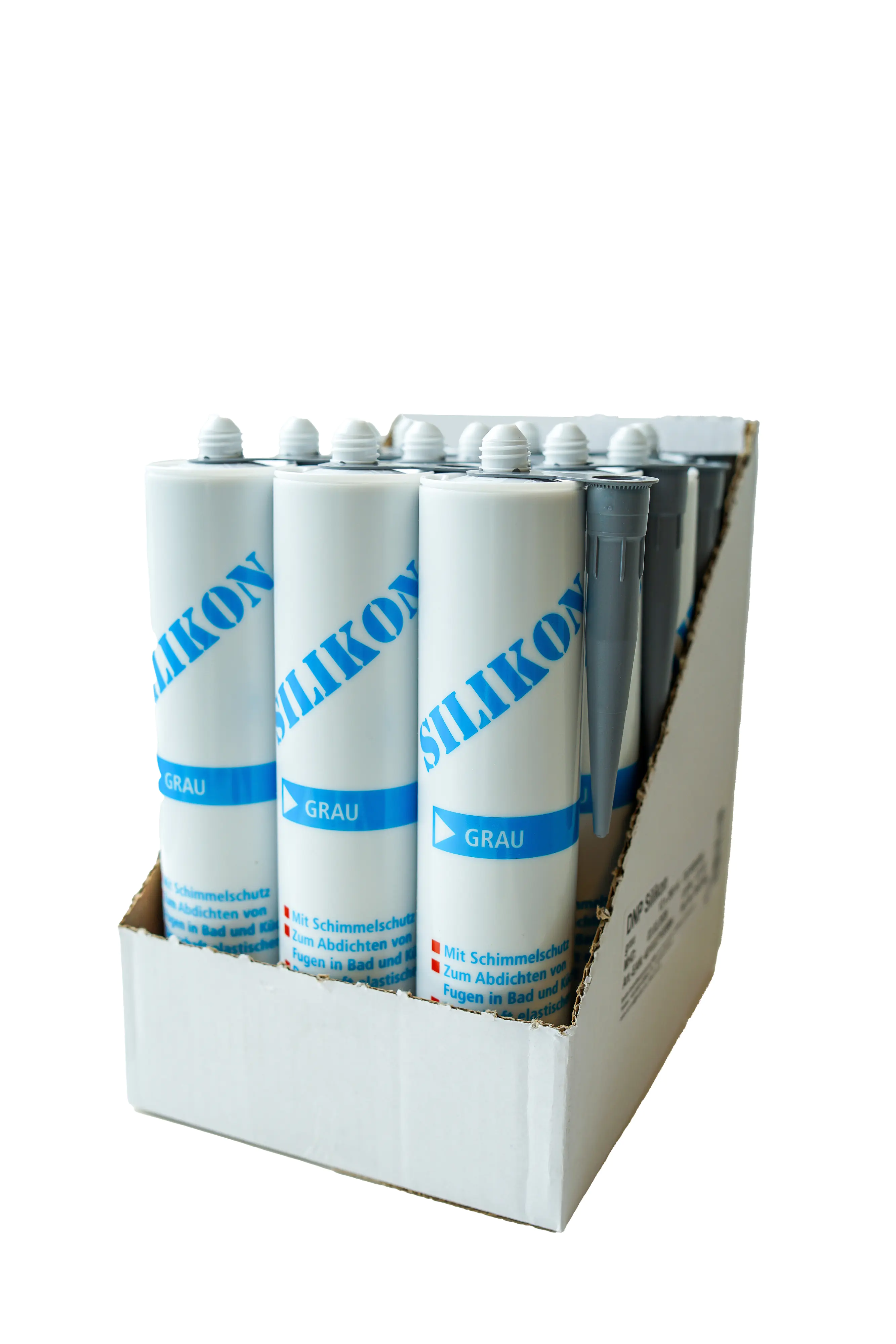 Silikon grau 280 ml 12 St. Kartonabnahme