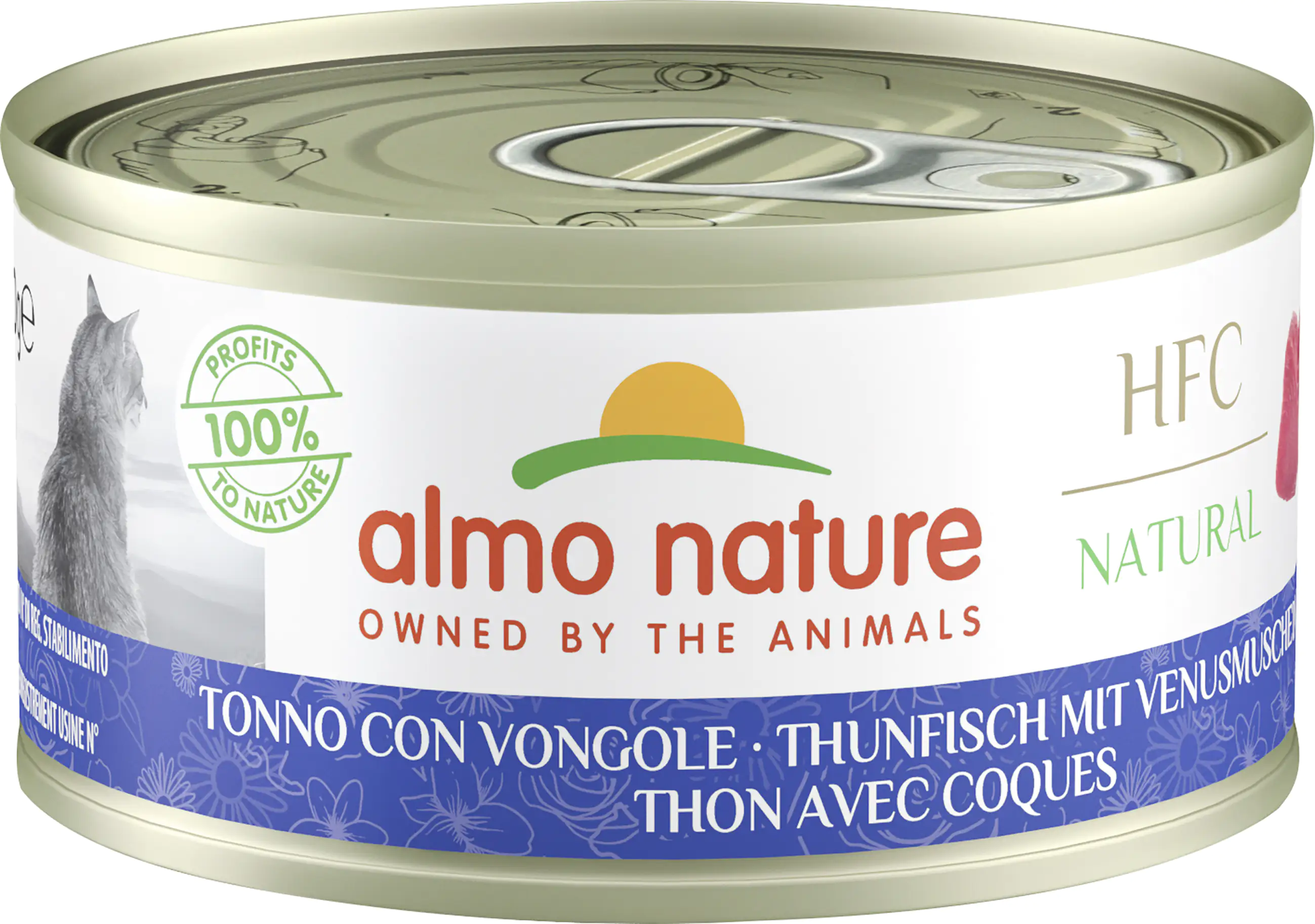 Almo Nature HFC Katzenfutter Thunfisch & Venusmuscheln 70 g