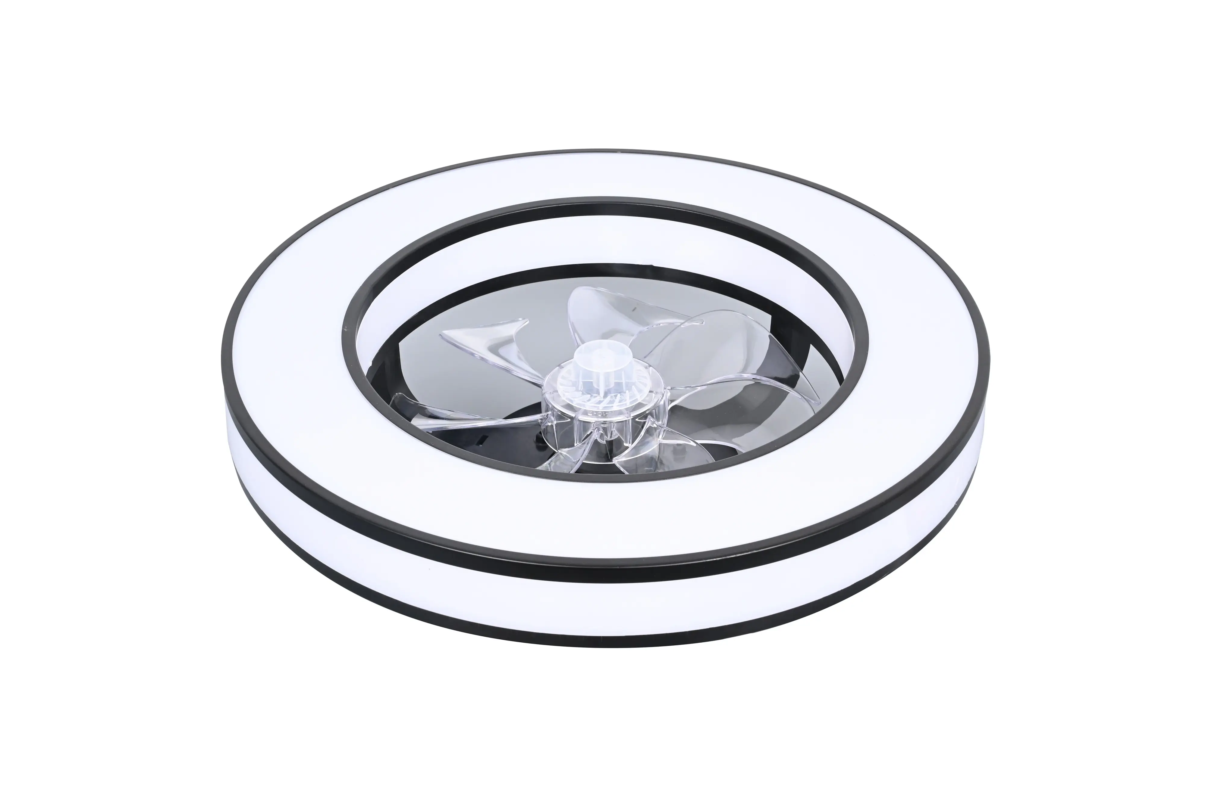 LED Deckenleuchte mit Ventilator Pura Ø 42 cm 42 W schwarz LED Deckenleuchte mit Ventilator Pura Ø 42 cm 42 W schwarz