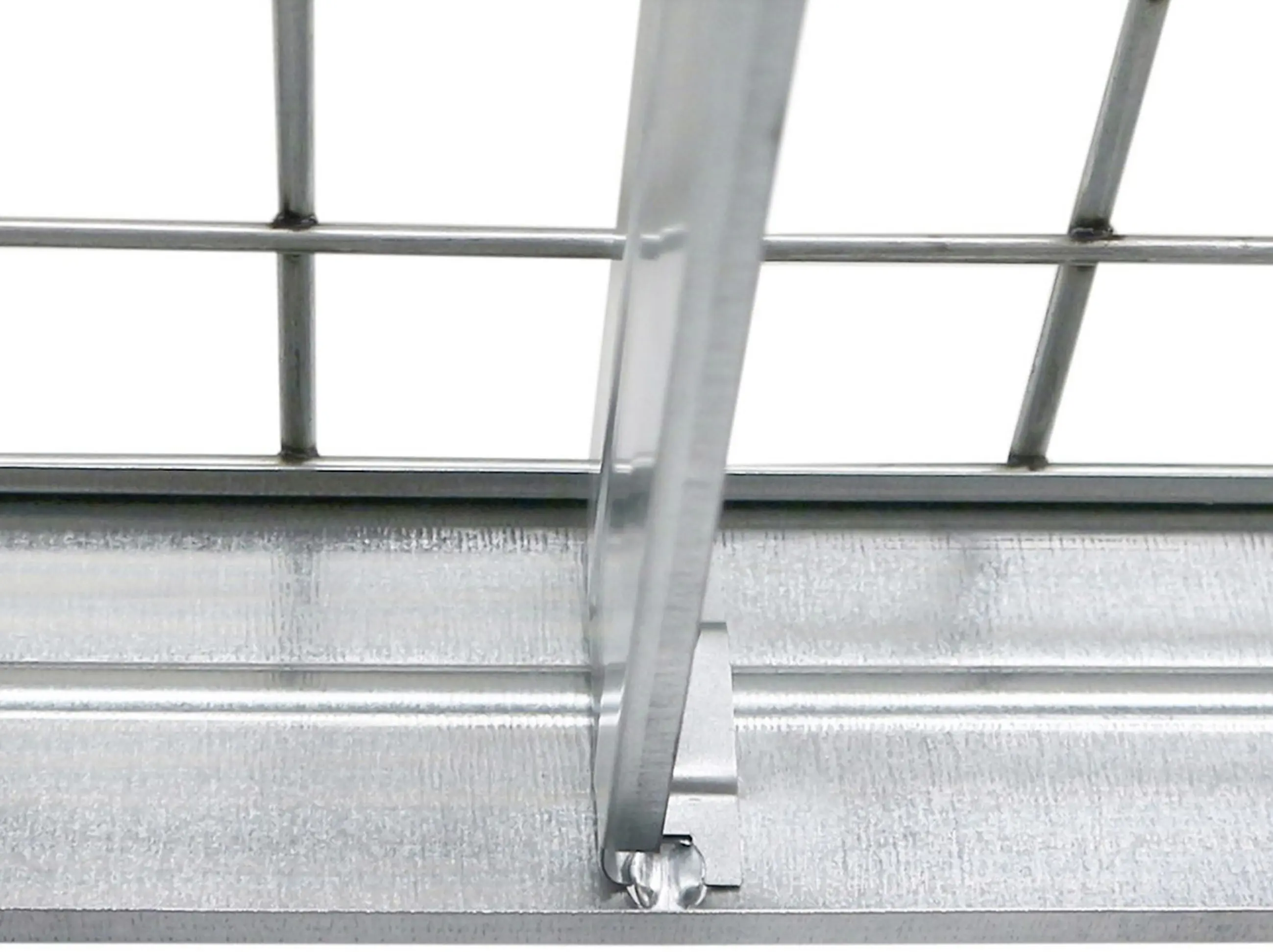 Ar Shelving Schwerlastregal Rivet Wire verzinkt 180 x 180 cm 4 Stahlgitterböden 1600 kg