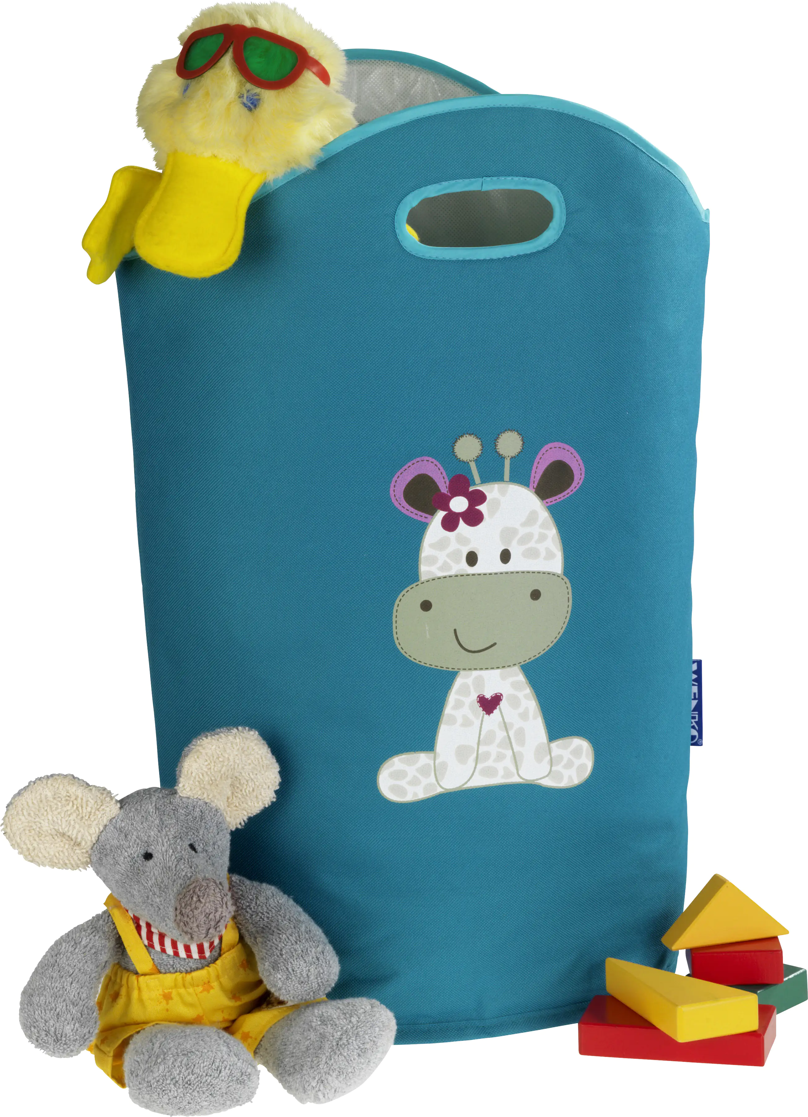 Wenko Wäschesammler Kids Greta 24 l, petrol